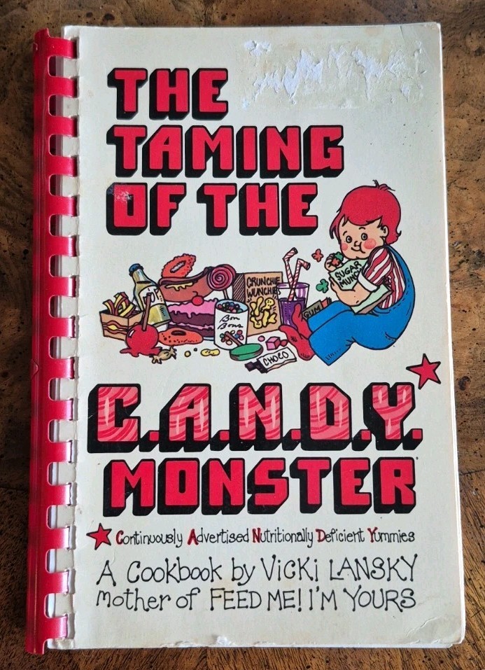Vintage The Taming of the Candy Monster Cookbook Recipe 1979 By Vicki Lansky
