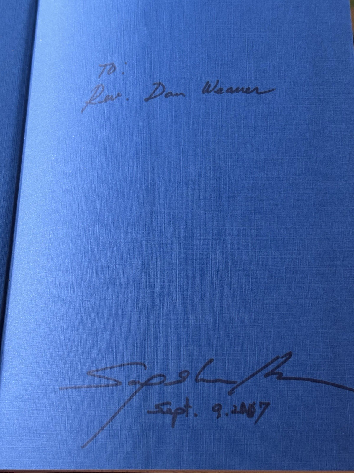 A Korean English Liturgy SIGNED by Sang Shin Han 2007 Hardcover