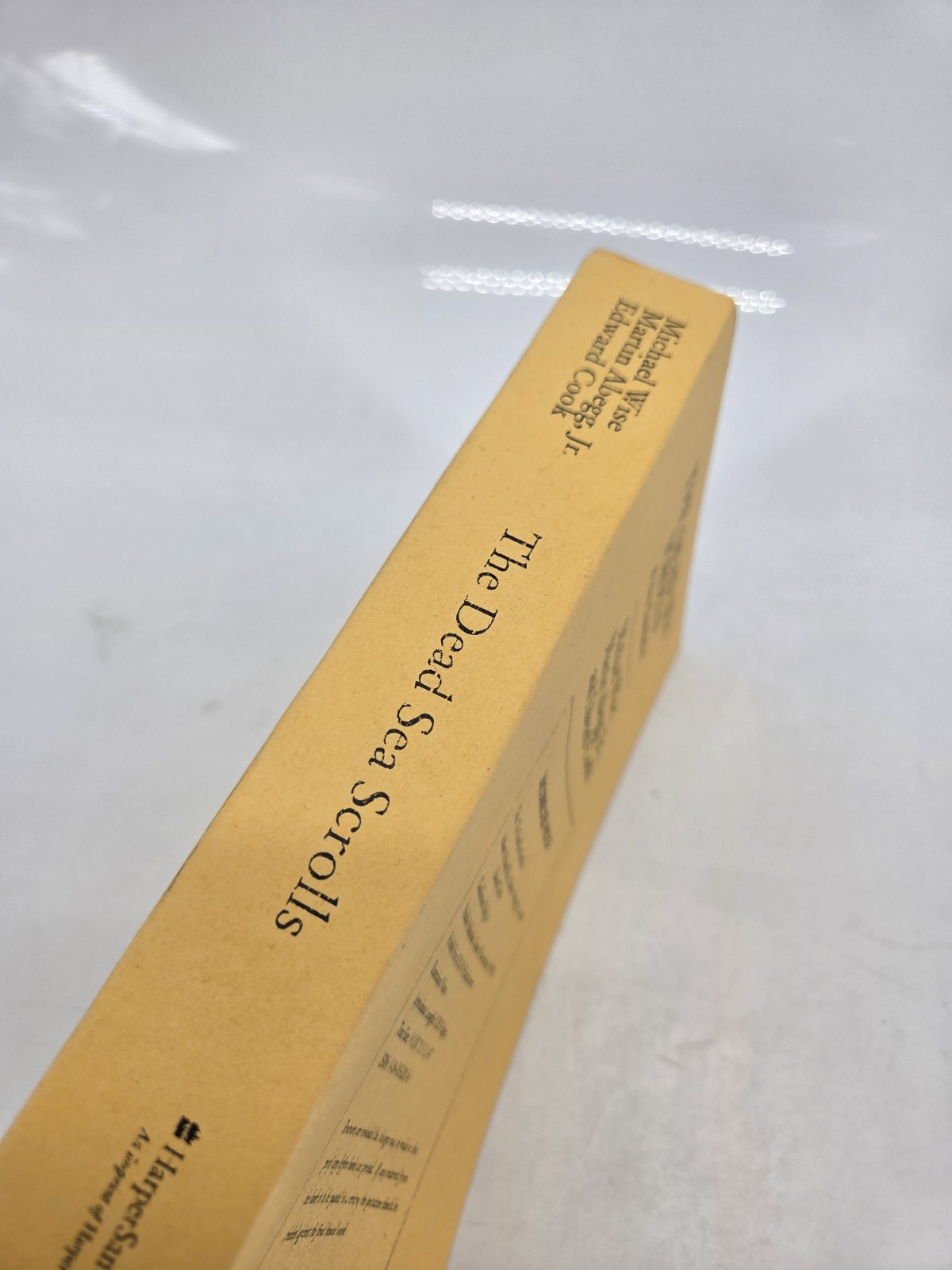 The Dead Sea Scrolls A New Translation By Michael Wise Martin Abegg Cook PROOF