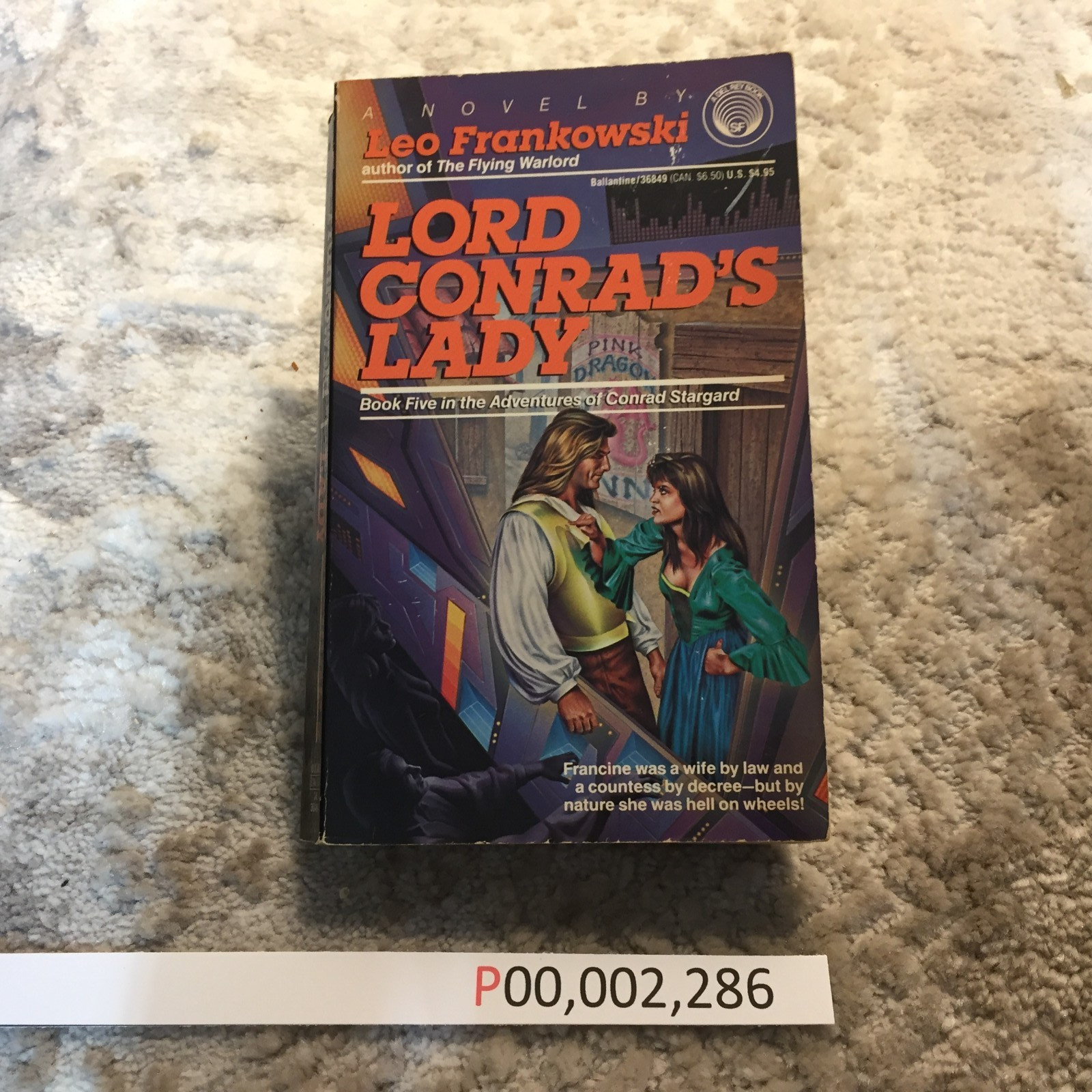 Lord Conrad’s Lady Leo Frankowski 1990 Del Rey Time Travel Science Fiction Book