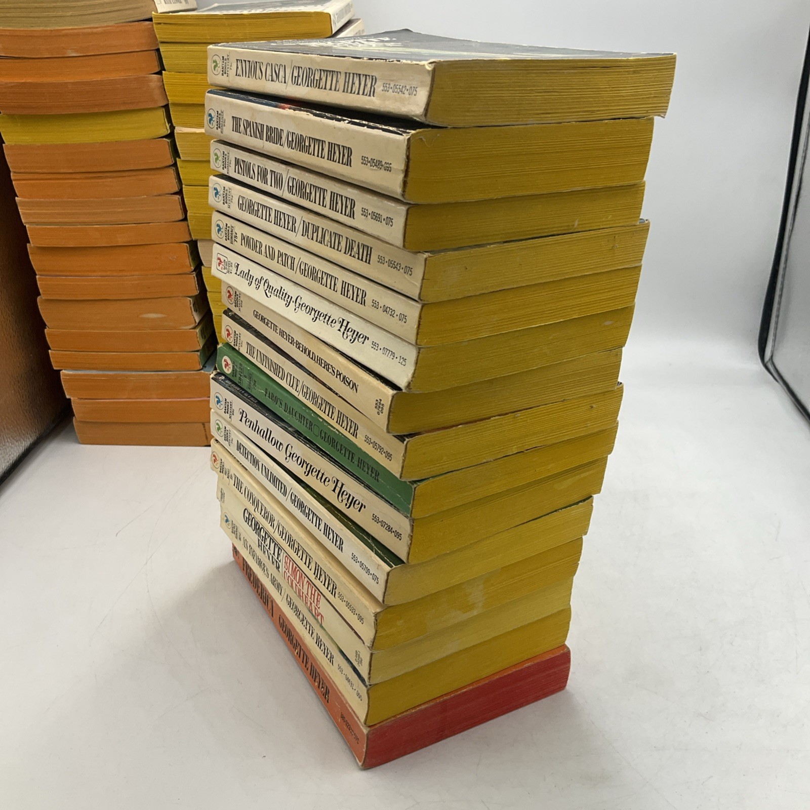 Georgette Heyer Lot 48 Mixed- Romance, Historical, Mystery 48 Vintage Paperbacks