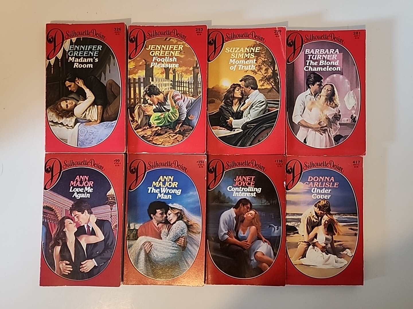 Lot of 100 Harlequin/Silhouette Desire Romance Paperbacks Random Mix Vintage