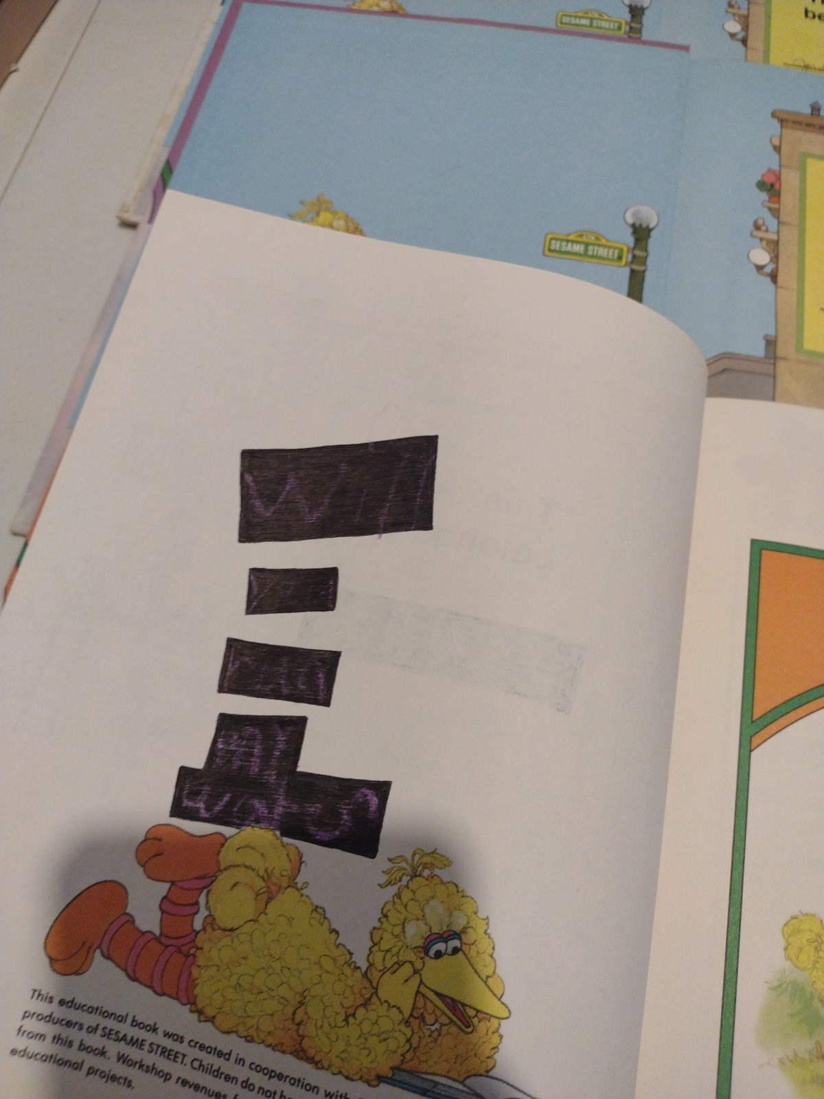 1989 On My Way With Sesame Street Books Complete Set 1-15 CTW Funk & Wagnalls