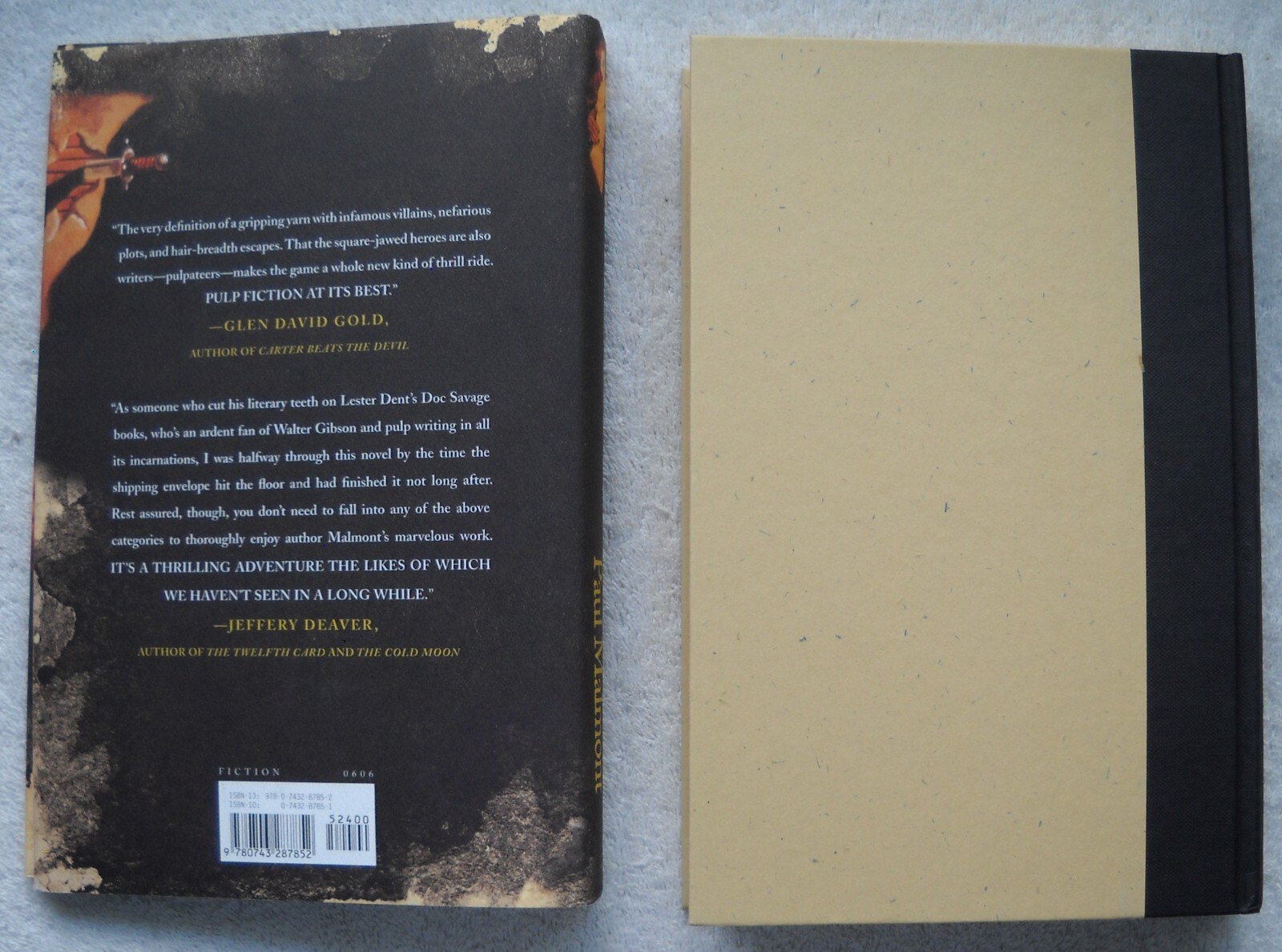Signed The Chinatown Death Cloud Peril by Paul Malmont – 1st Ed, Hardcover, 2006