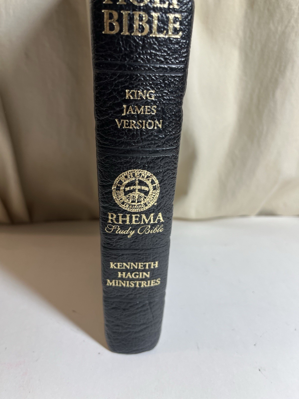 KJV Rhema Study Bible Kenneth Hagin Calfskin Leather King James Red Letter 1985