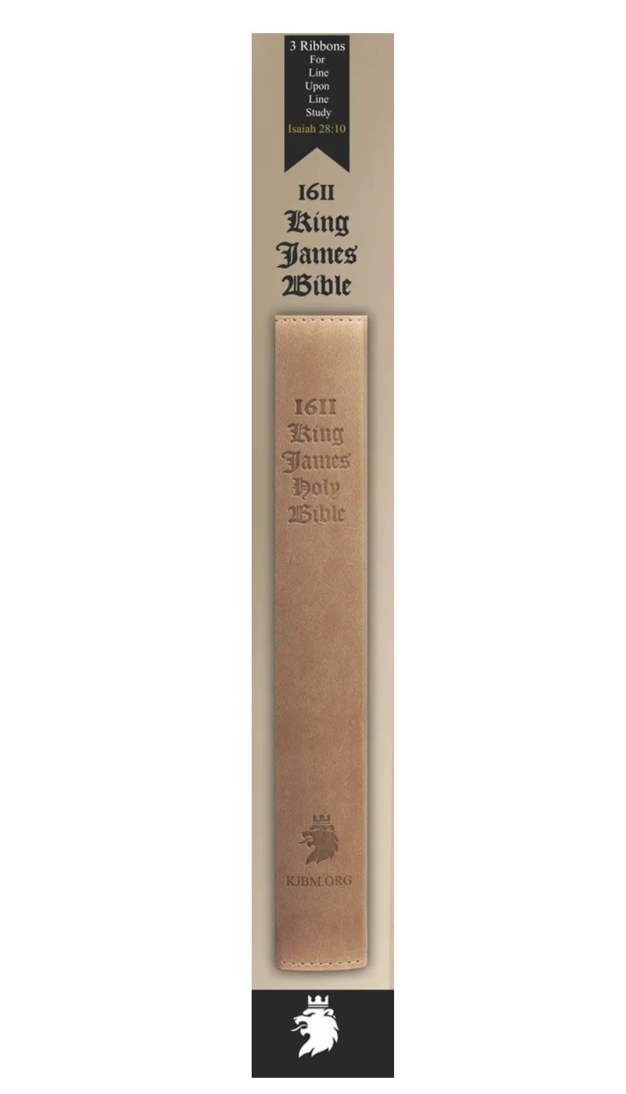 Title Page Edition: 1611 King James Bible, Facsimile, Includes Apocrypha – Ivory