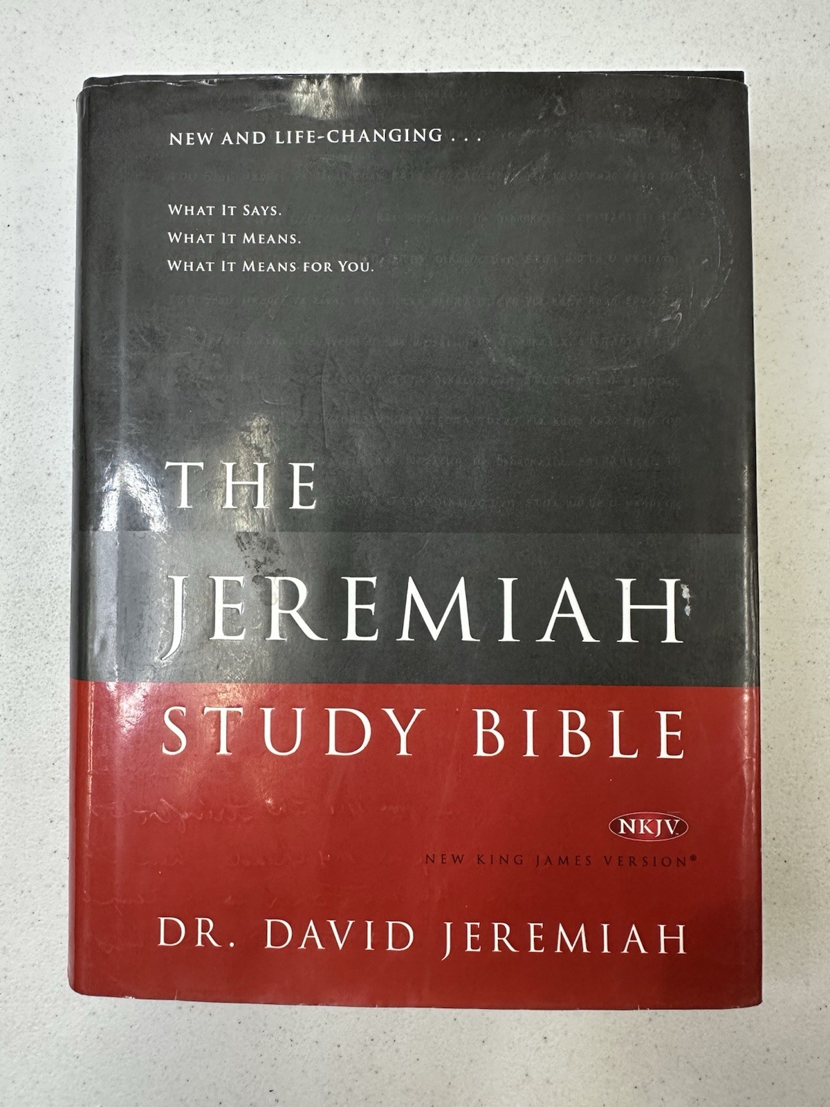 The Jeremiah Study Bible NKJV Dr David Jeremiah 2013 Hardcover w/Dust Jacket
