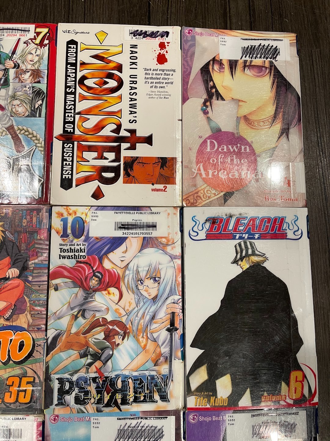 Lot Of 24 Anime/ Manga Books! Various Titles Naruto, Bleach, Dawn of the Arcana