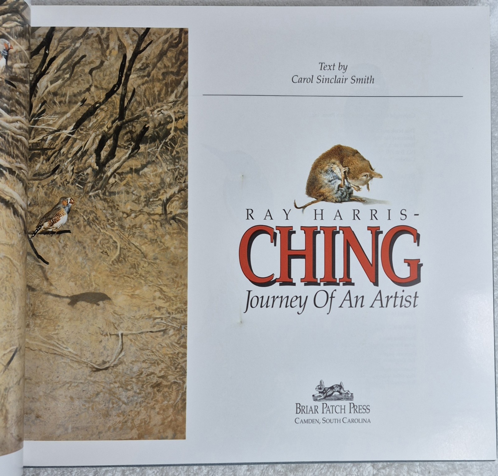Ray Harris‑Ching • Masters of the Wild (1990 HC) • Wildlife Art