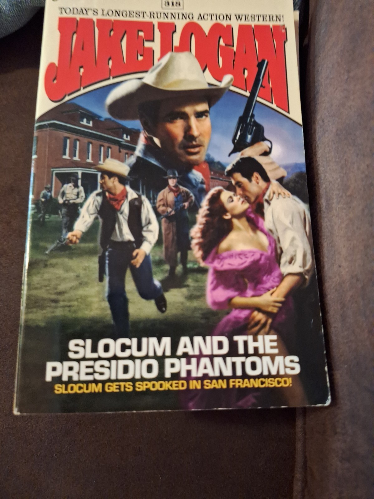 16 Jake Logan Slocum Western Paperback Book Lot #206-361 Jove Vintage