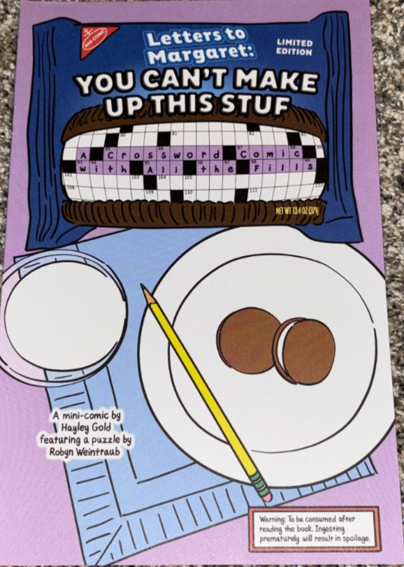 NEW! Letters To Margaret Puzzle and Comic Book Lone Shark Games, 124 Pages