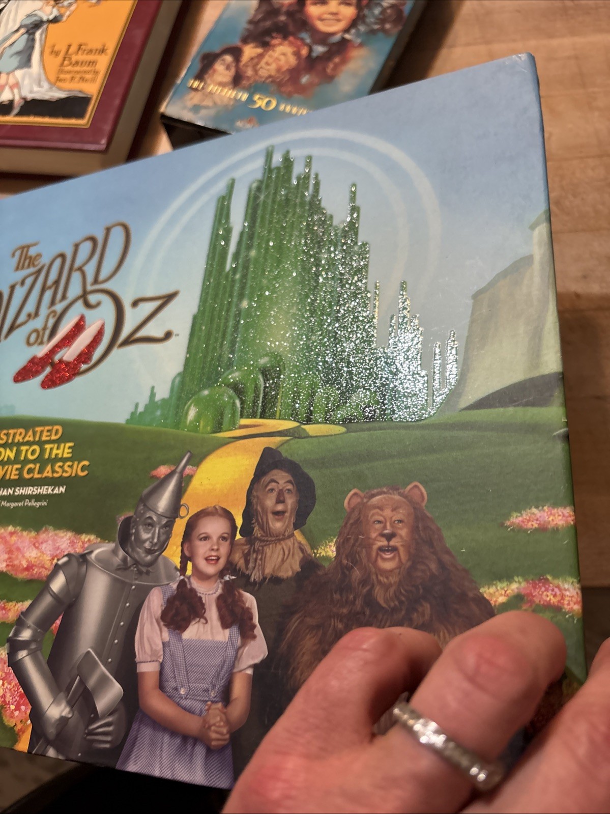 wizard of oz book lot. and vHS movie 50 anniversary.