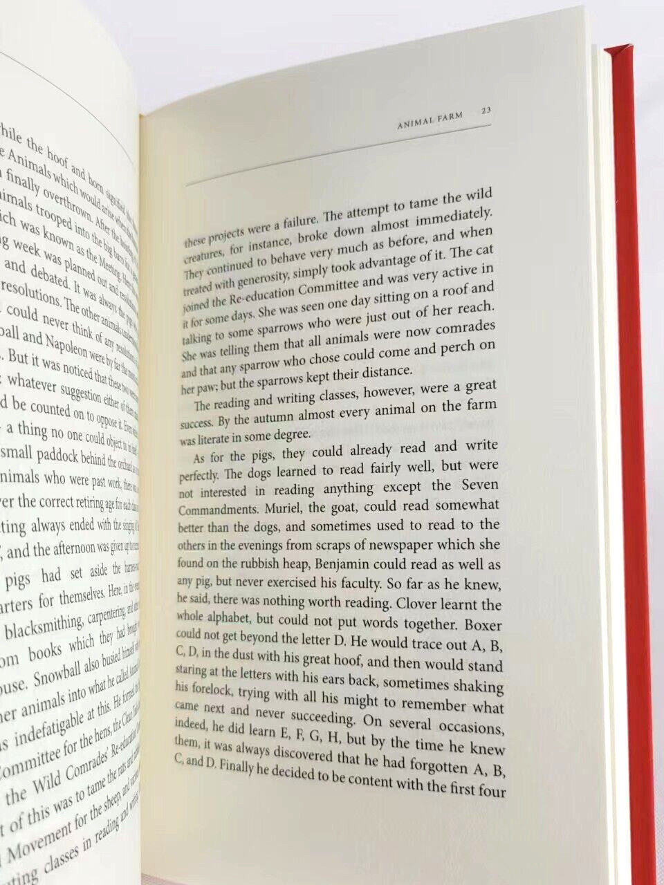 ANIMAL FARM by George Orwell Flexi Bound Faux Leather Classic NEW RARE edition