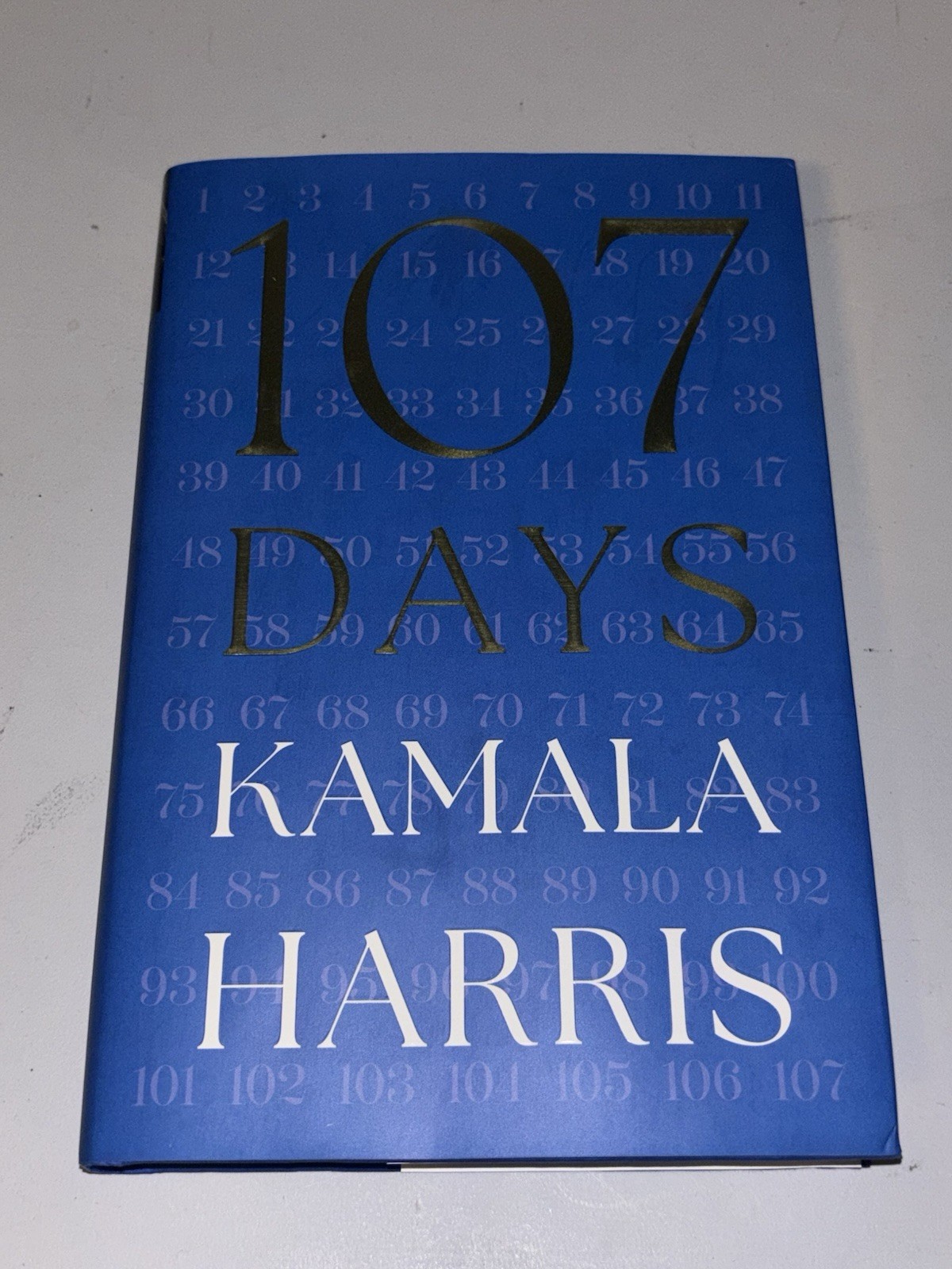 KAMALA HARRIS SIGNED AUTOGRAPHED 107 DAYS HC BOOK 1ST ED. 1ST PRINT SHIPS ASAP