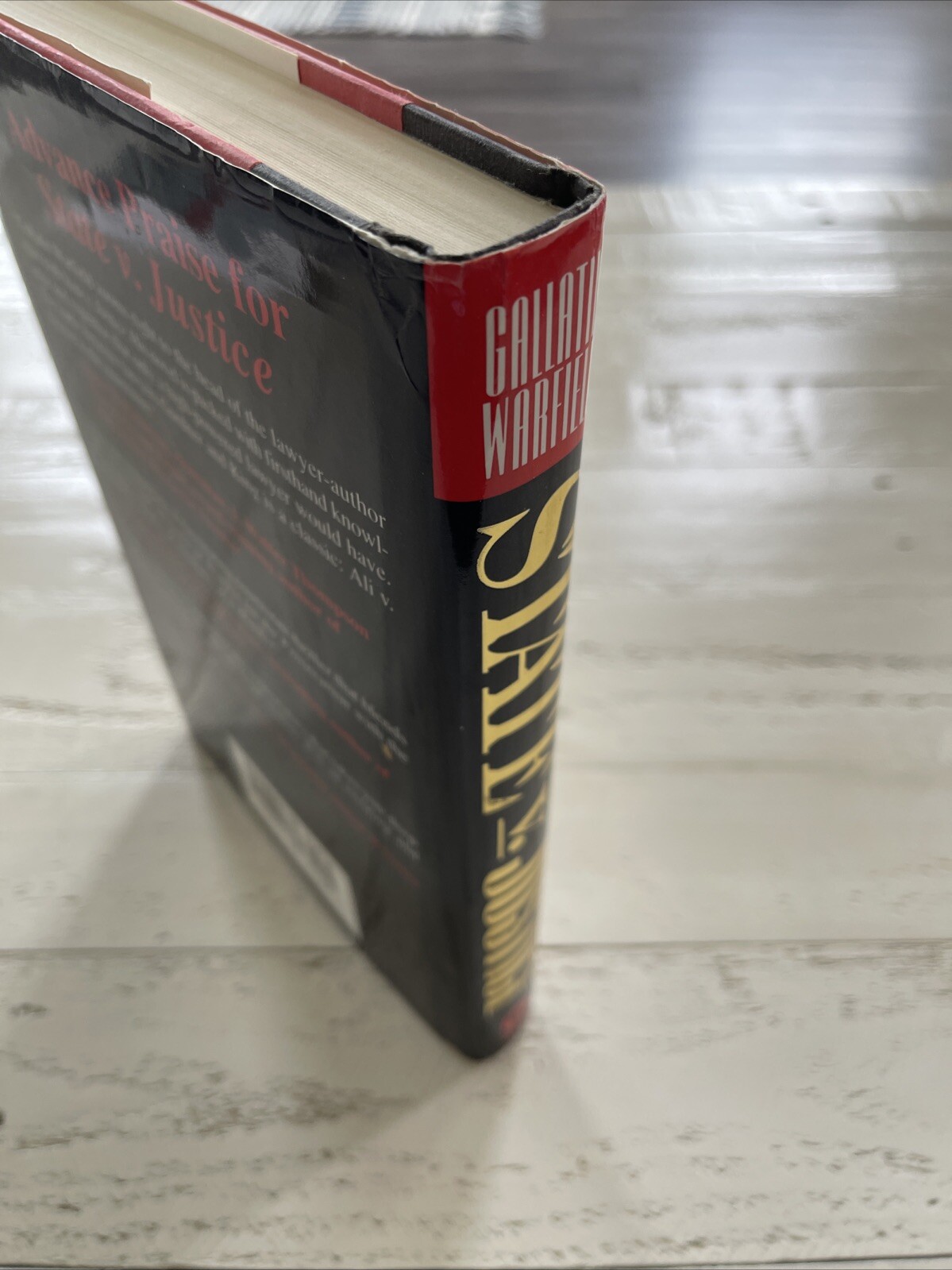 State V. Justice By Gallatin Warfield W/Dust Jacket SIGNED First Edition