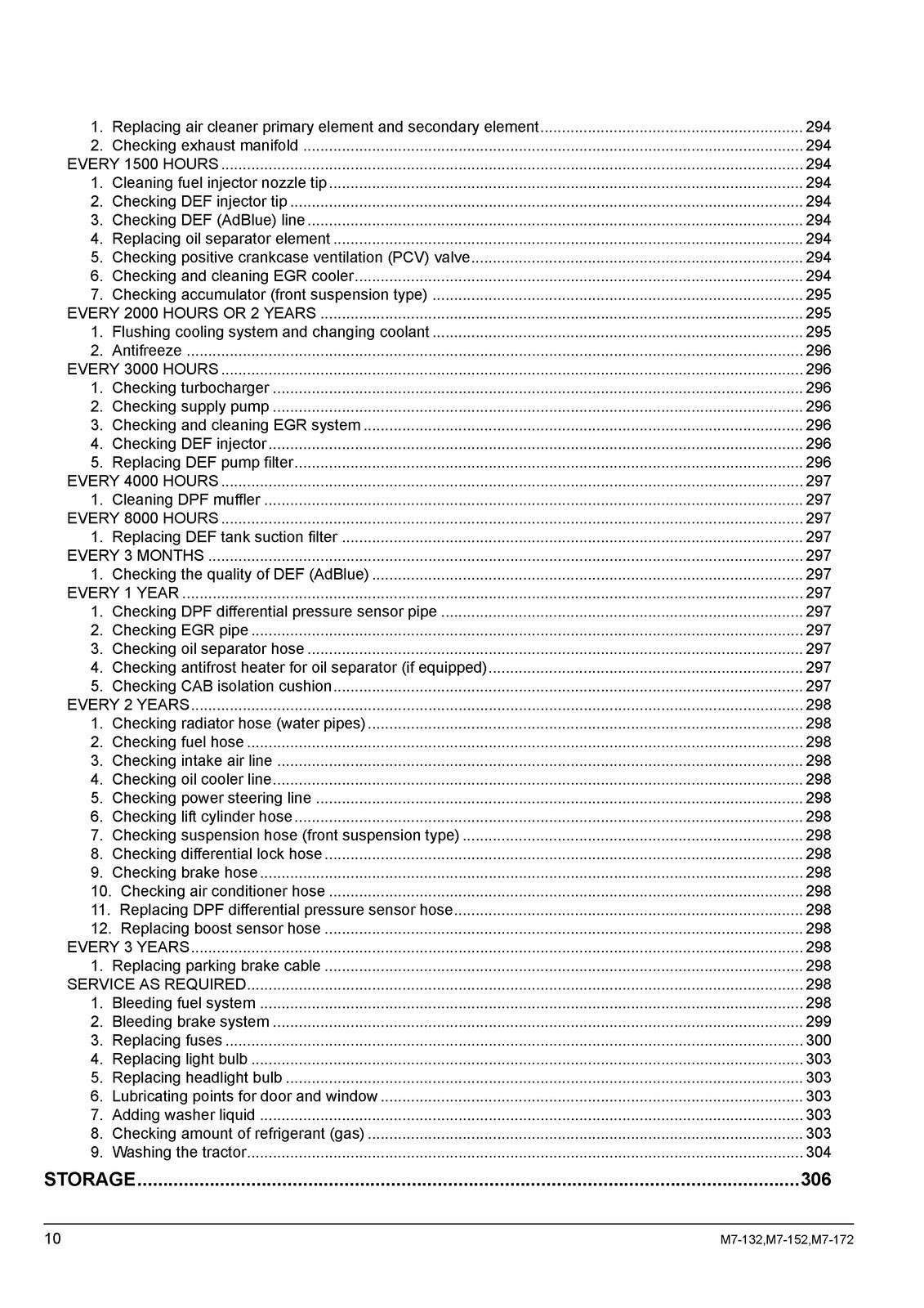 KUBOTA M7132 M7152 M7172 TRACTOR OPERATORS MANUAL – SPIRAL BOUND – TOUGH COVERED