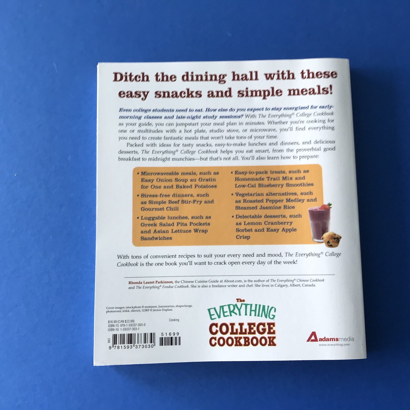 The Everything College Cookbook: 300 Hassle-Free Recipes for Any Occasion