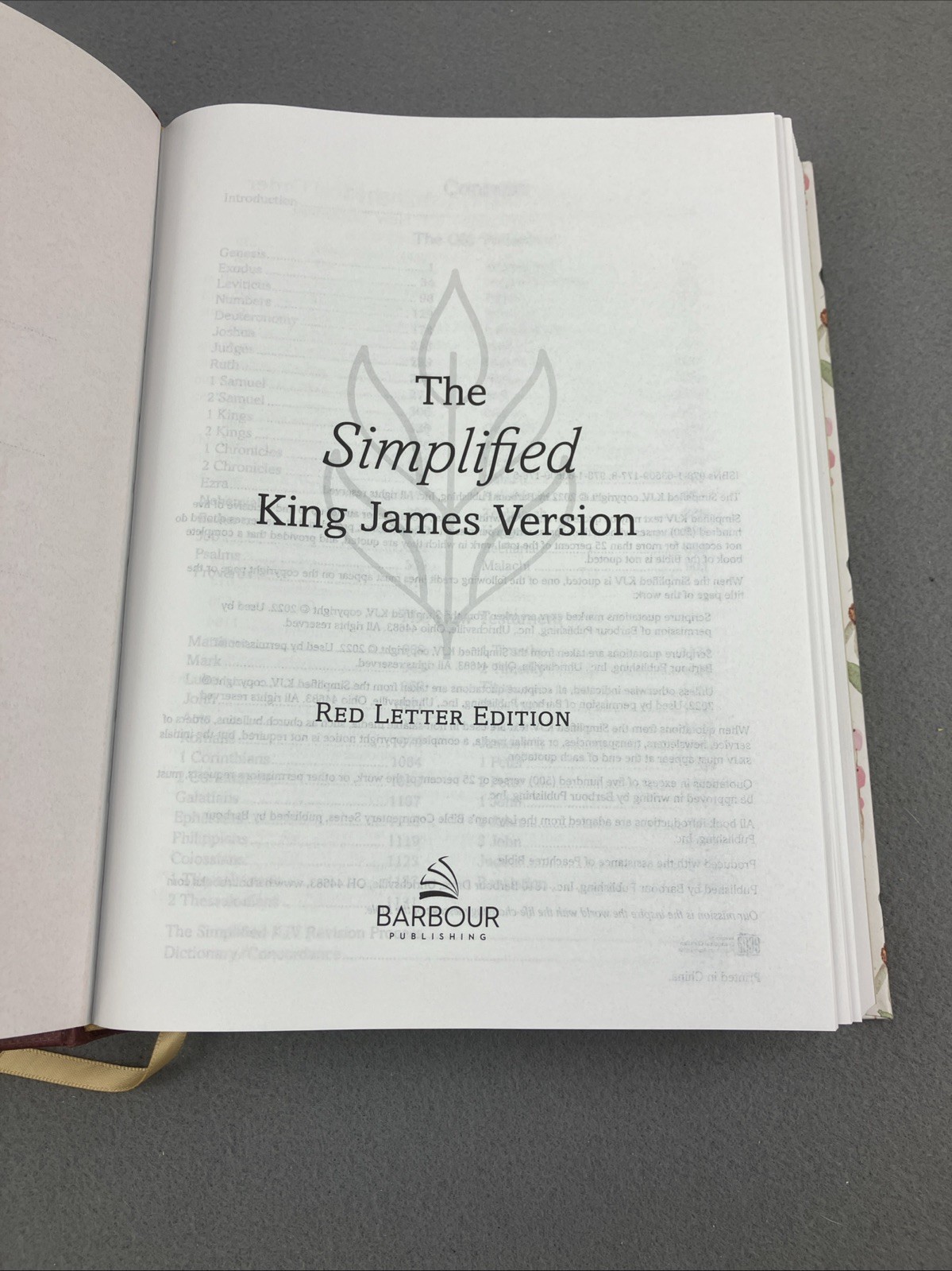 The Barbour Simplified KJV [Wildflower Medley] by Compiled Barbour Staff Bible