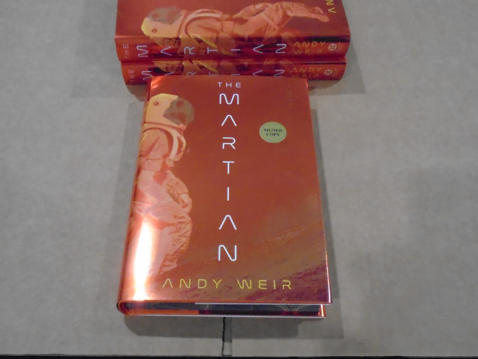 Signed Andy Weir The Martian Deluxe Edition US Edition Project Hail Mary