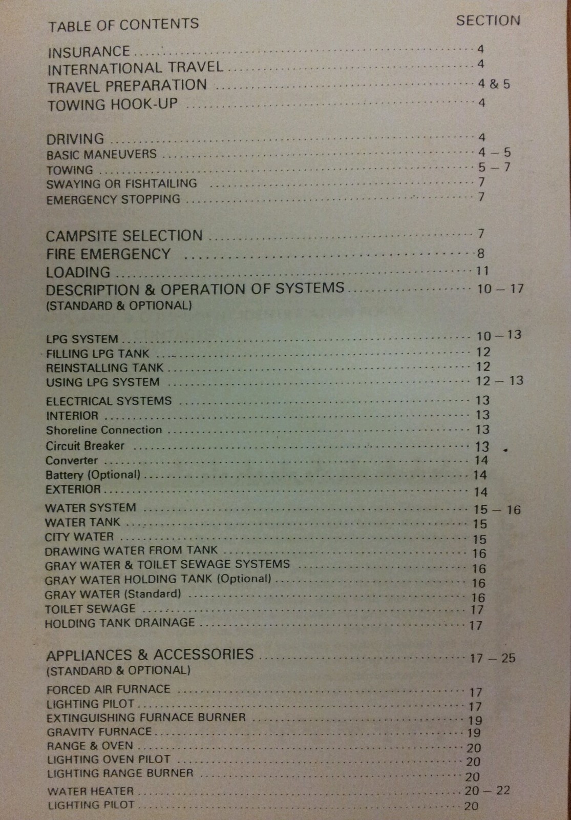 SHASTA VINTAGE TRAVEL TRAILER OWNERS MANUAL NEW (COPY)