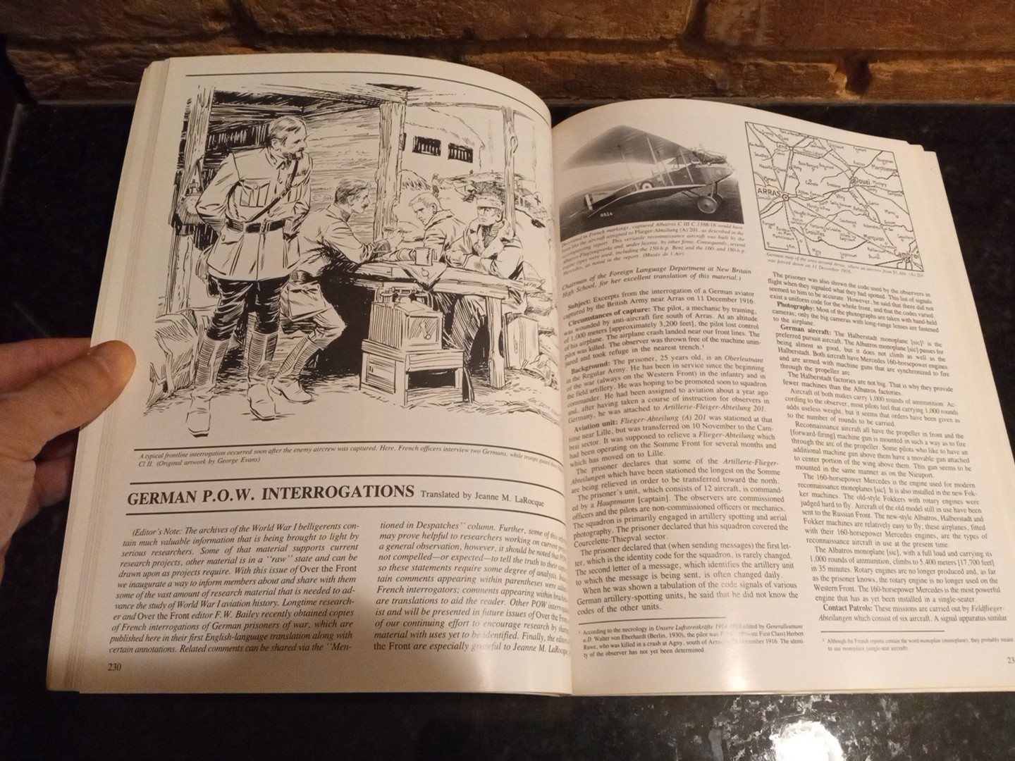 “Over The Front” Quarterly WW1 Aviation Historians Vol 2 # 3 Aut 1987 Paperback