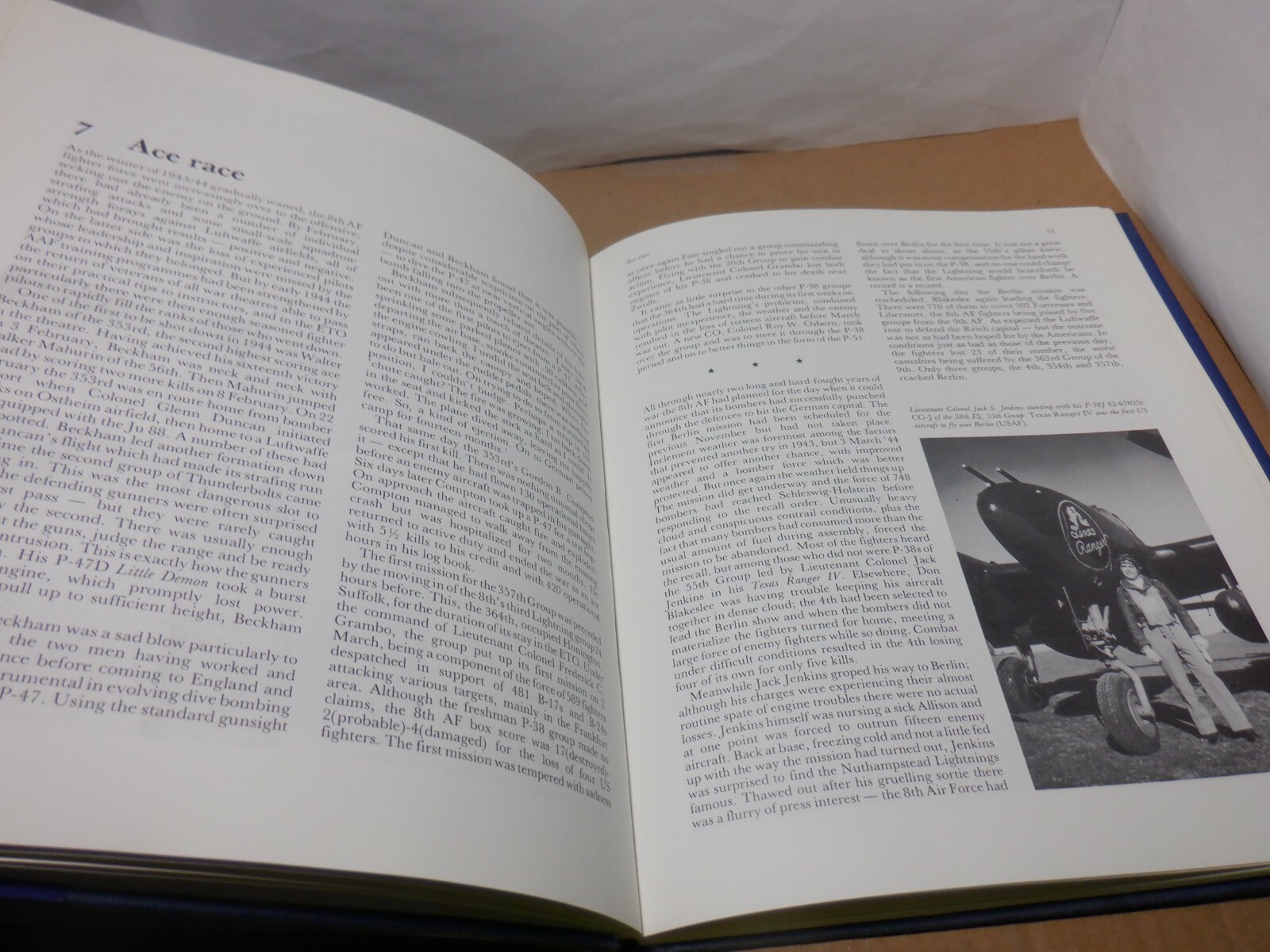 „LION IN THE SKY“ 8TH AIR FORCE OPERATIONS AIRCRAFT FIGHTER PLANE BOOK WWII