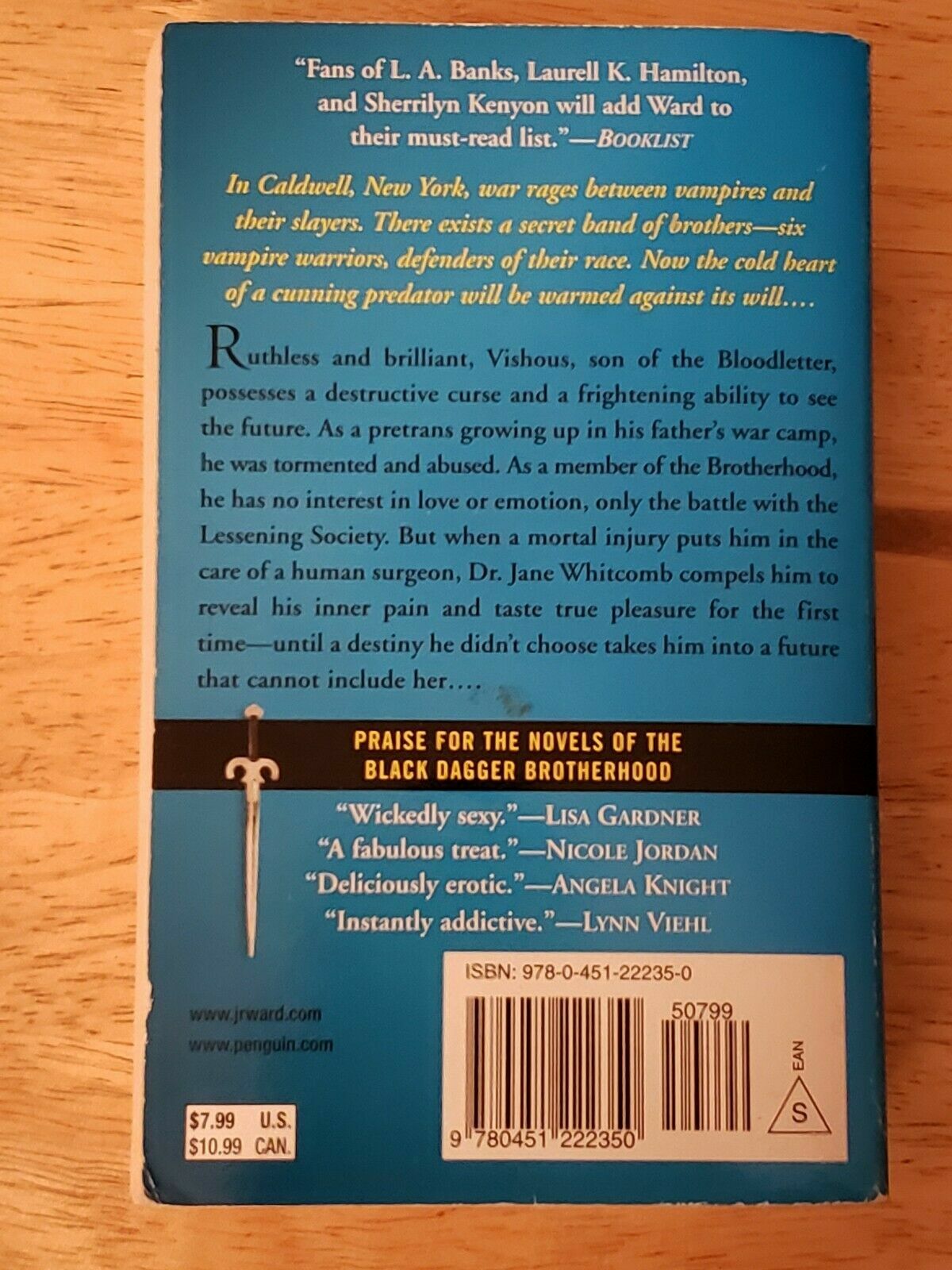J.R. Ward Lover Unbound Paperback 2007