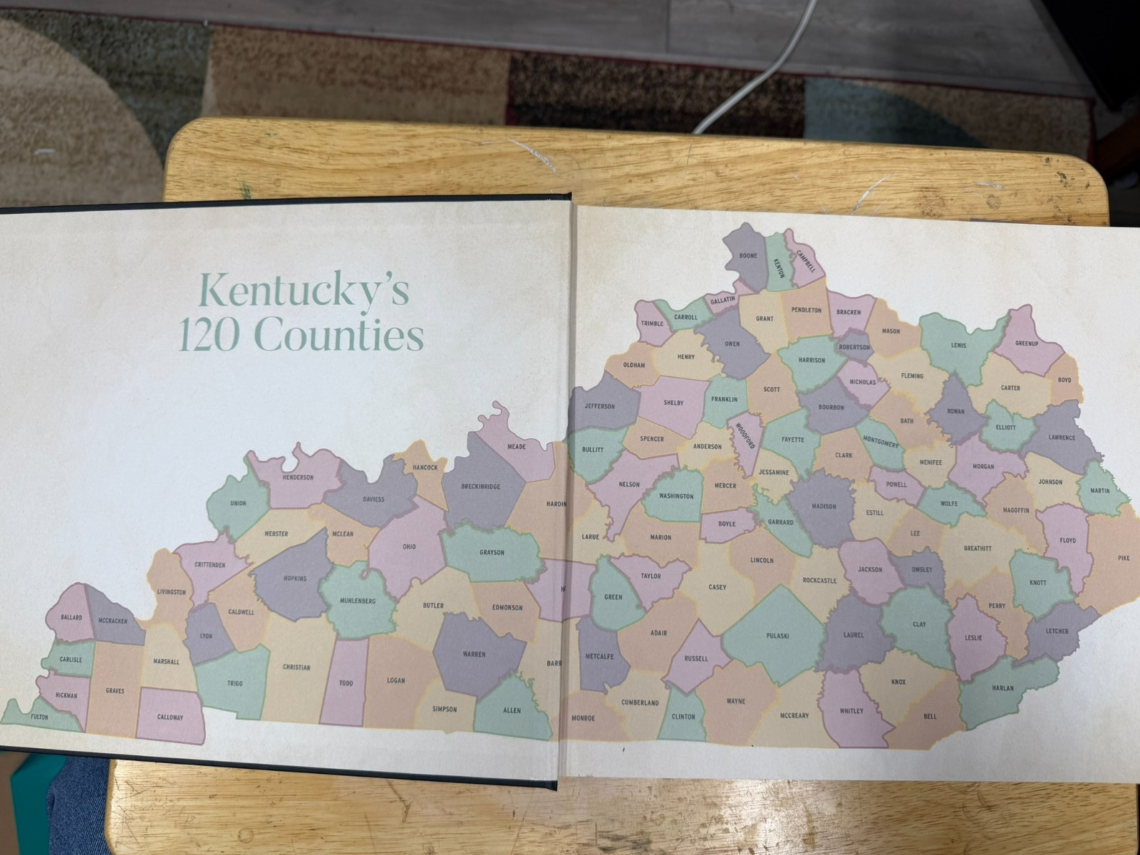 Kentucky’s 120 Counties: A Postcard Album (1900-1925) , Hardcover NEW