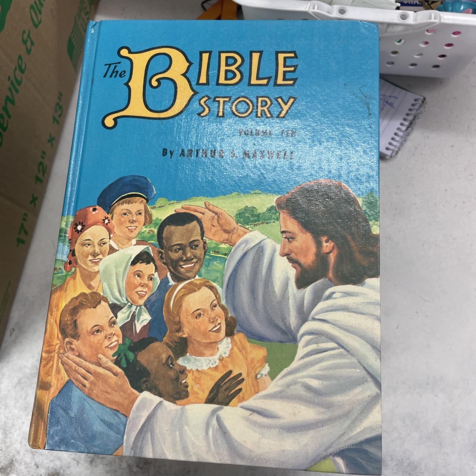 The Bible Story Arthur S Maxwell Volumes 1-10 Complete Set 1st Editions 1953-57