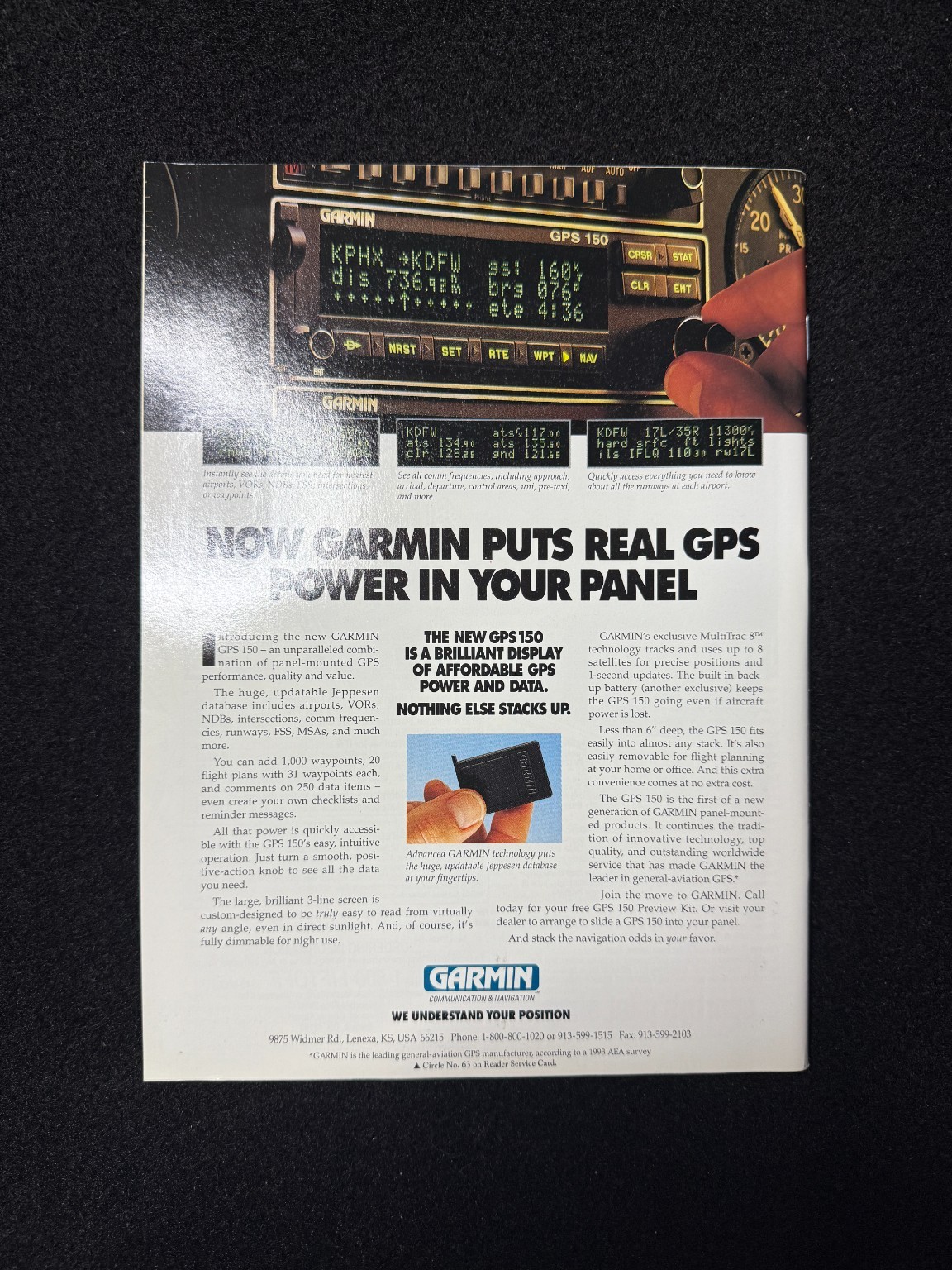 Plane & Pilot Magazine Electronic Cockpit 1994 Aviation Aircraft GPS Avionics