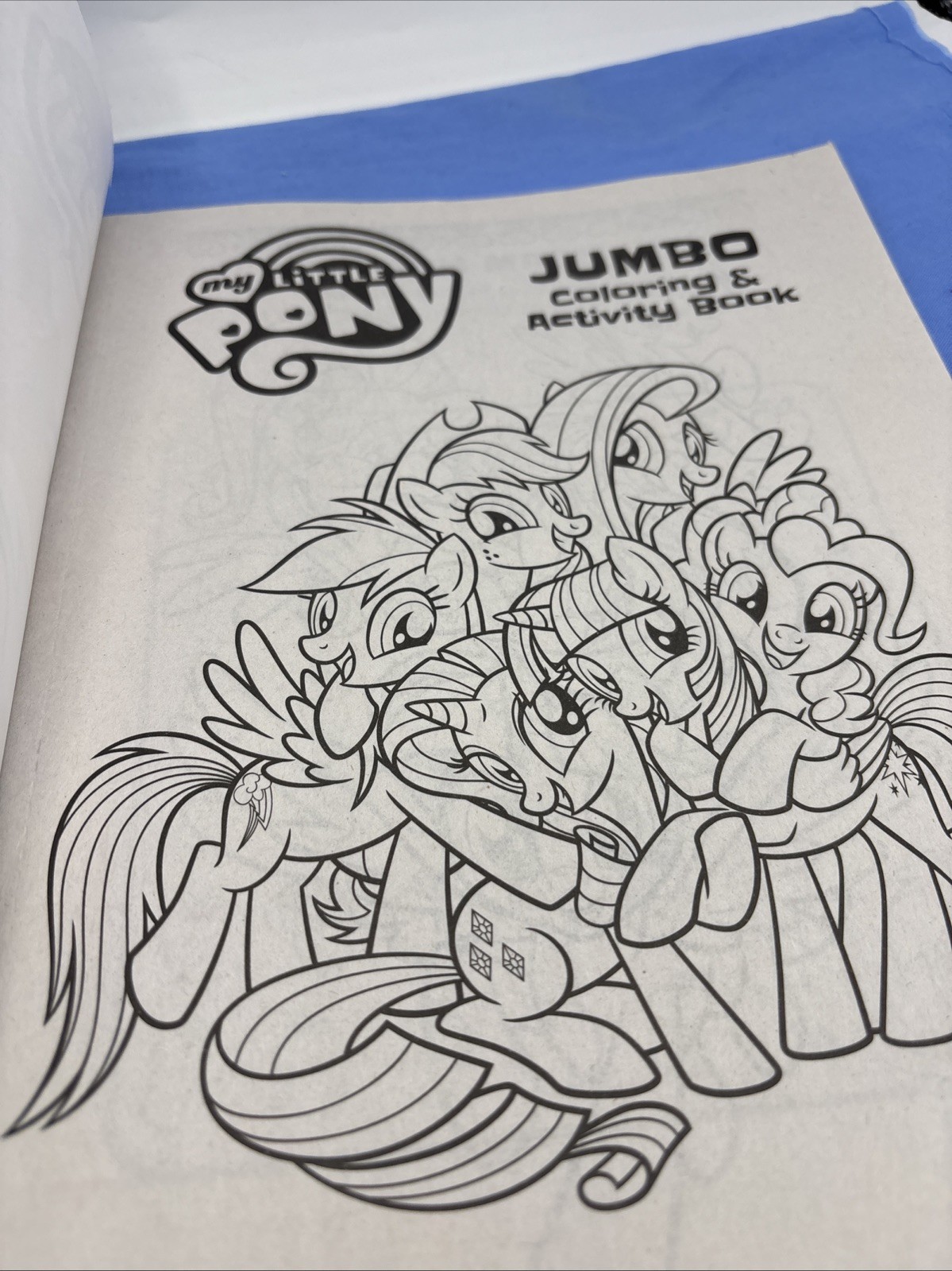 My Little Pony Coloring & Activity Kids Book: 80 Pages + Stand-Up Character