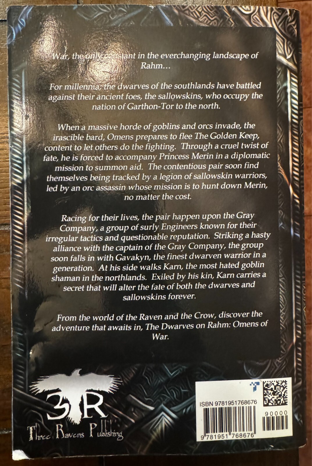 The Dwarves of Rahm: Omens of War by Michael K. Falciani Hardcover Book