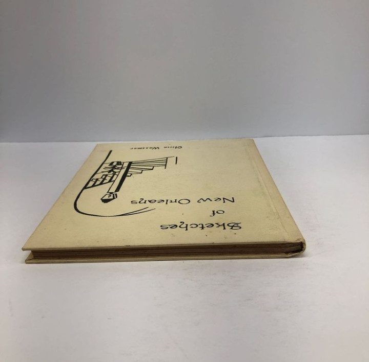 Sketches of New Orleans Olivia wassmer 1974 Hardcover Dust jacket Signed