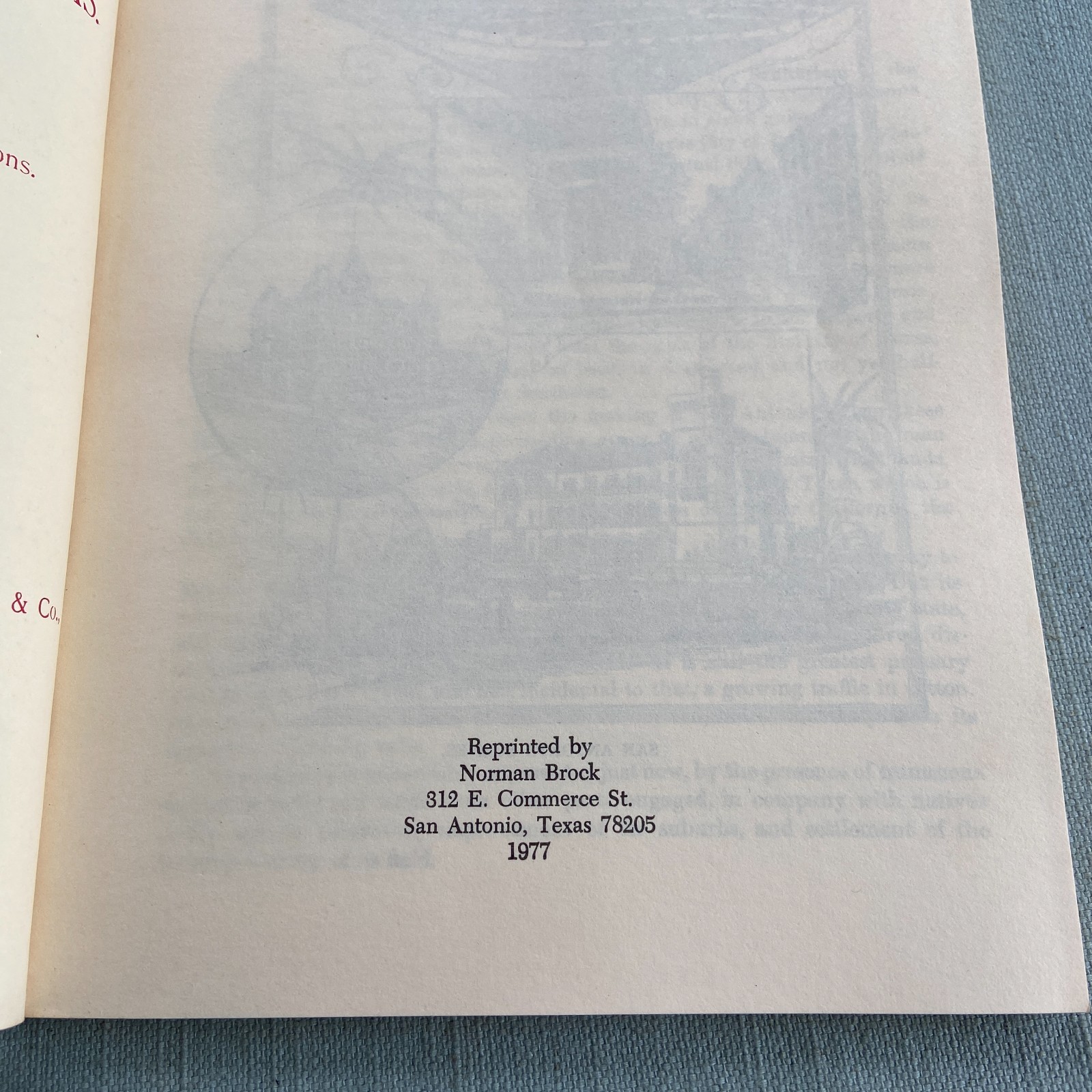City of San Antonio Texas Andrew Morrison George Engelhardt Publisher Book 1977