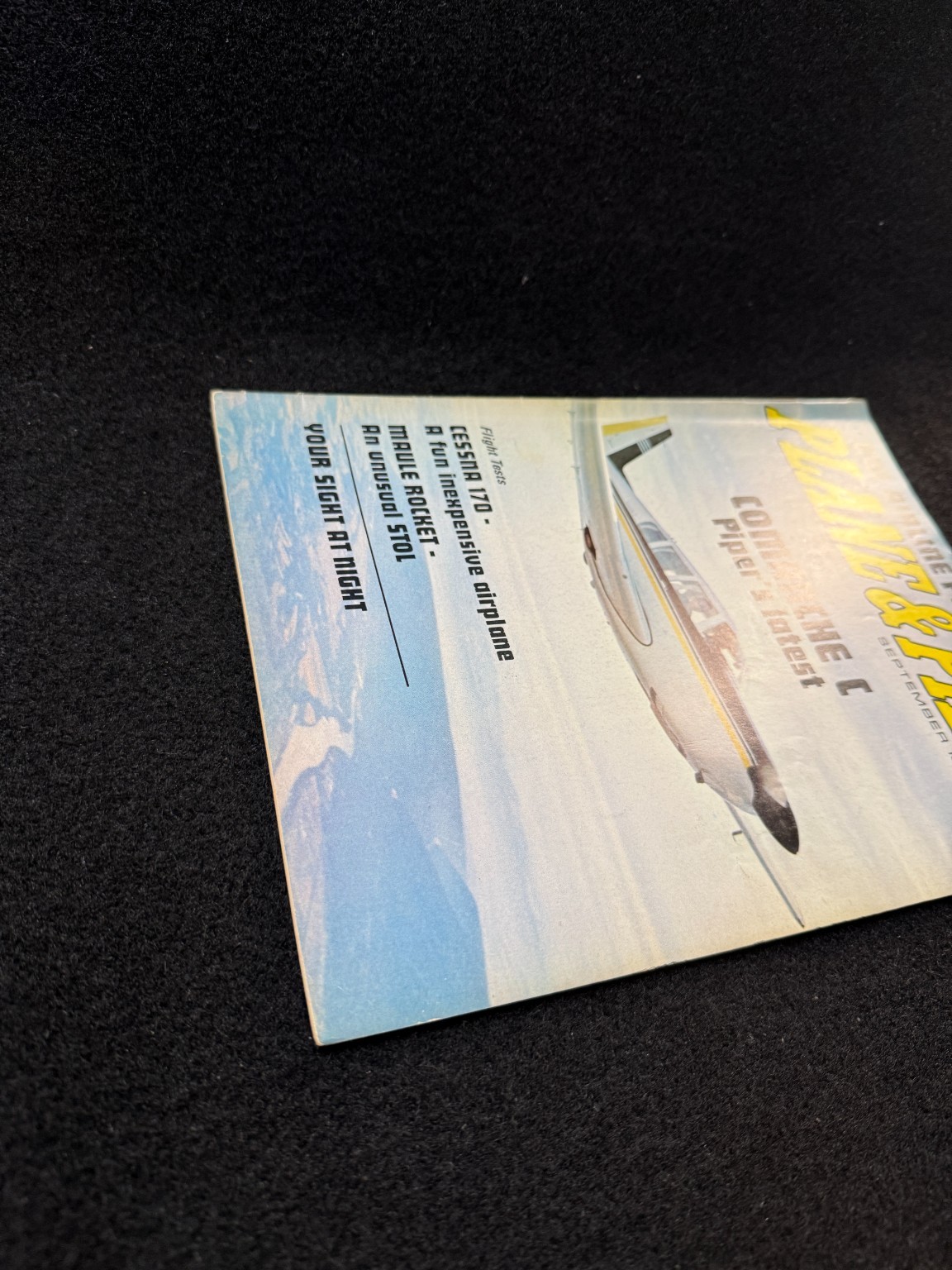 Plane & Pilot Magazine September 1969 Comanche C Cessna 170 Aviation Flying