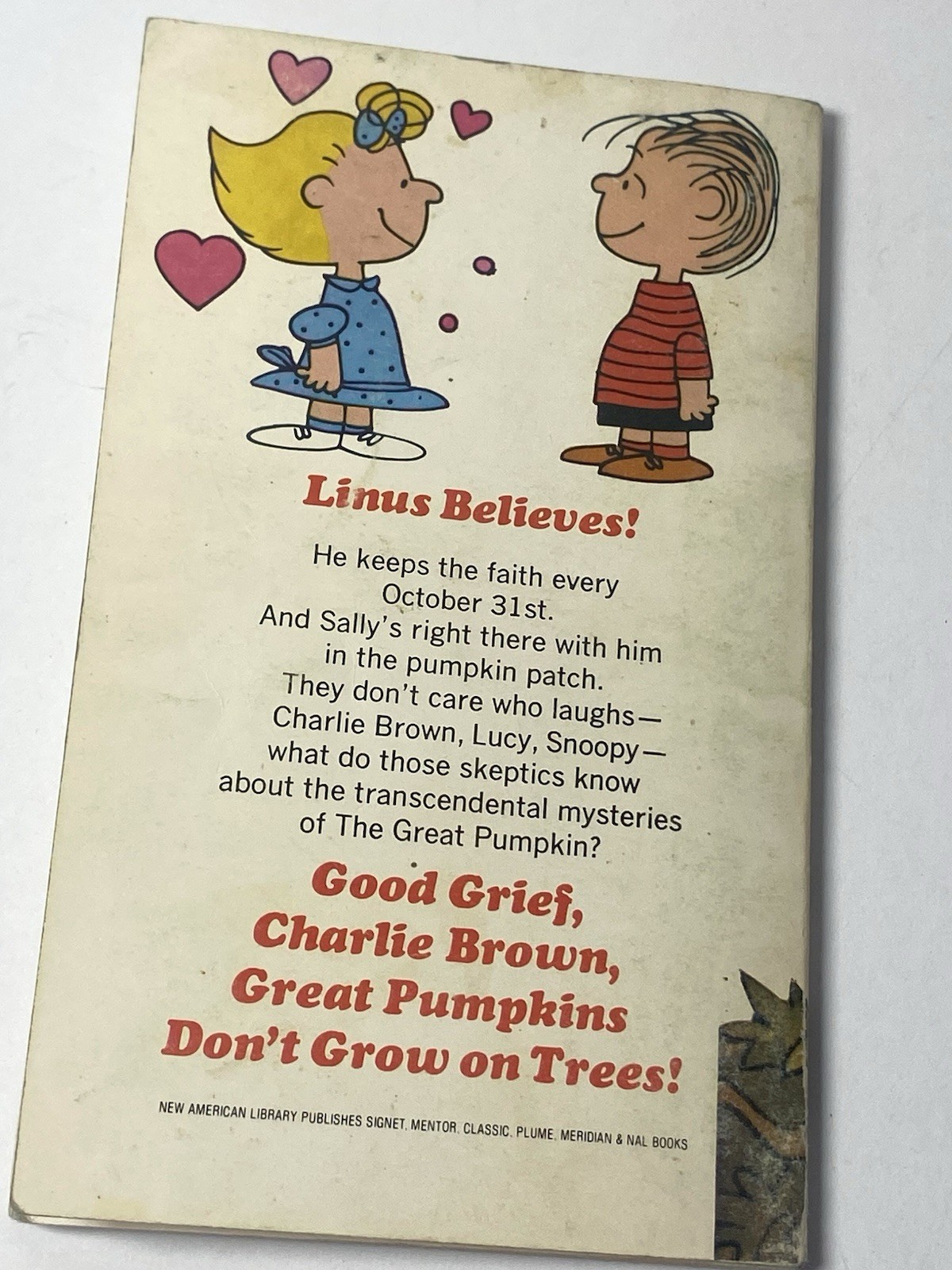 It’s The Great Pumpkin Charlie Brown Schulz 1968 Peanuts Snoopy 1st Signet Ed.