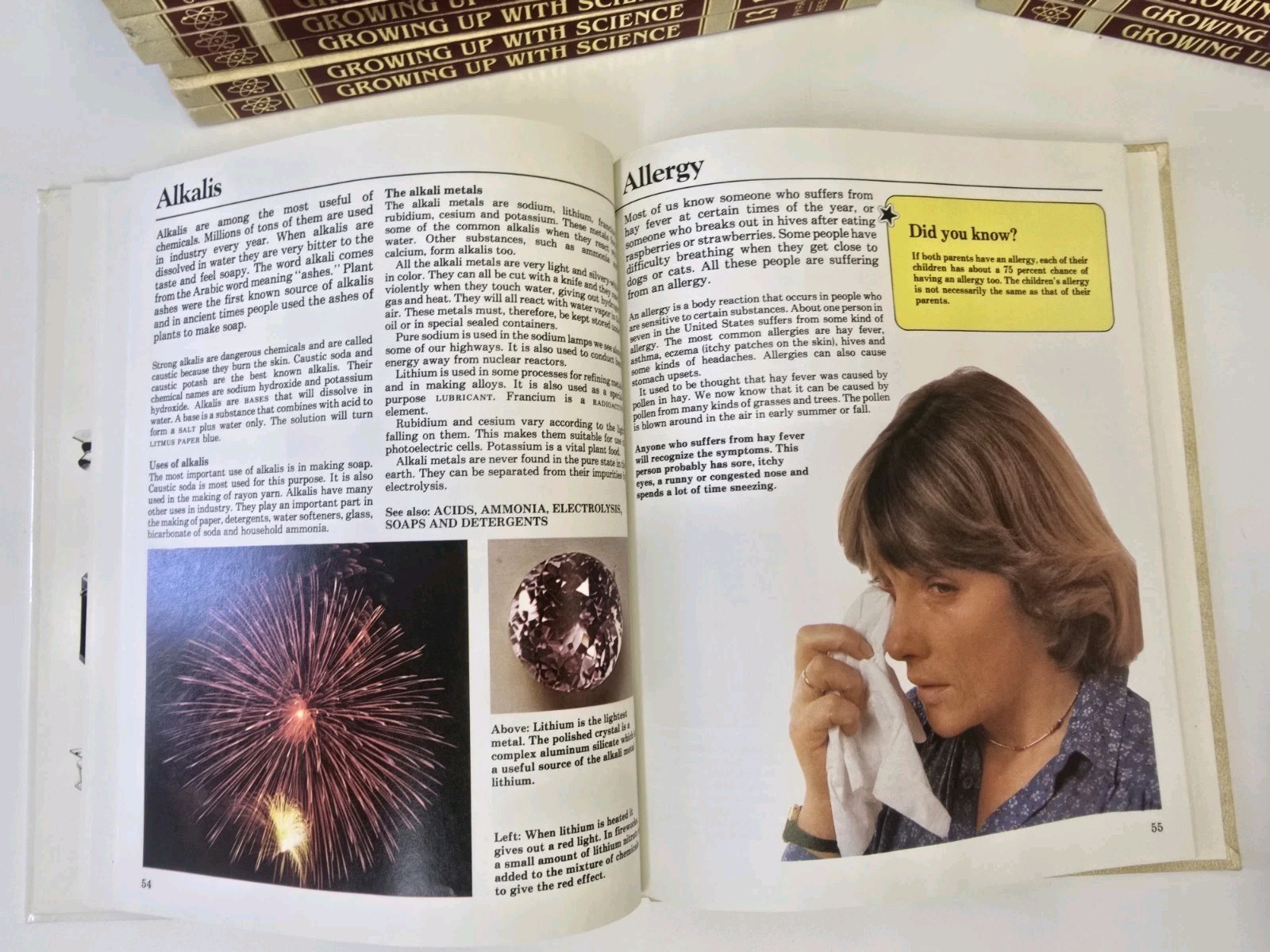 26 Volume Set Growing Up With Science Illustrated Encyclopedia 1987 1990 Good