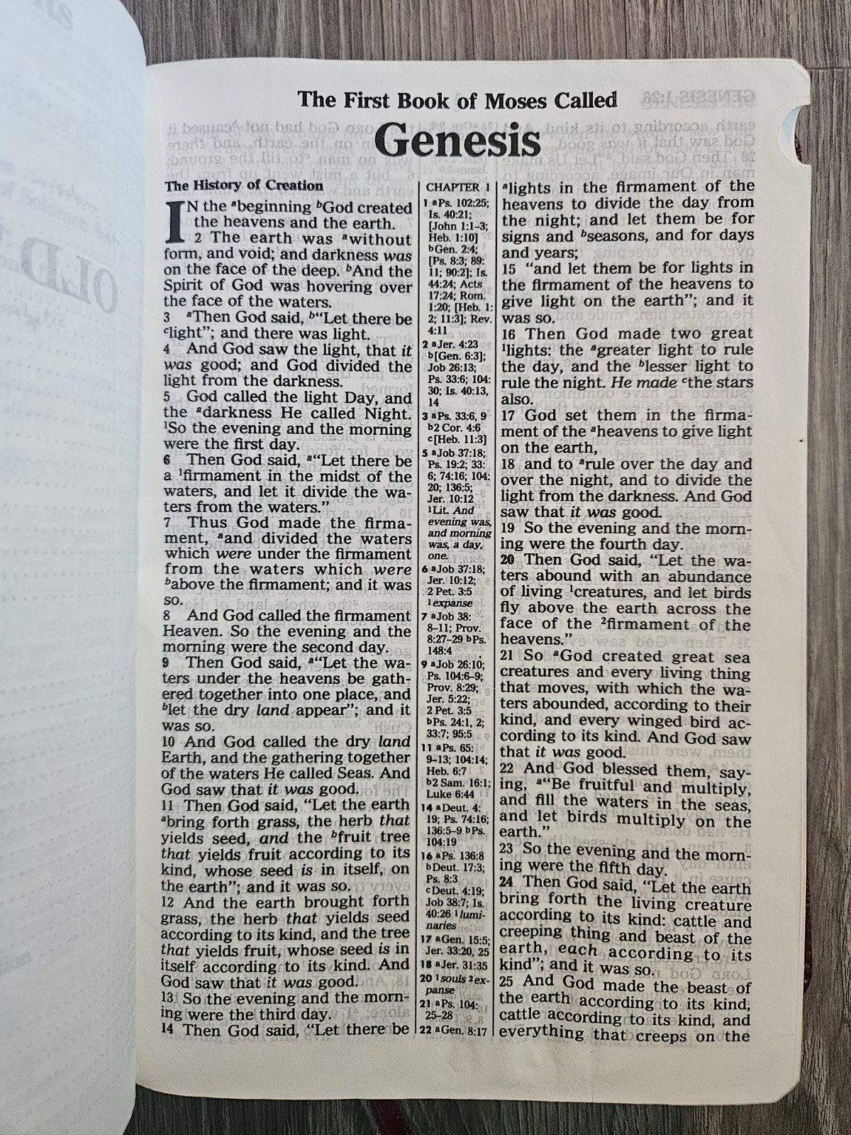 1983 Nelson NKJV Red Letter Bonded Leather Imperial Reference Bible Gilded 745BG