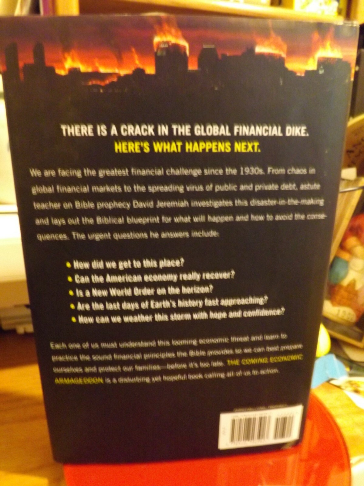 The Coming Economic Armageddon HB/DJ by Dr David Jeremiah