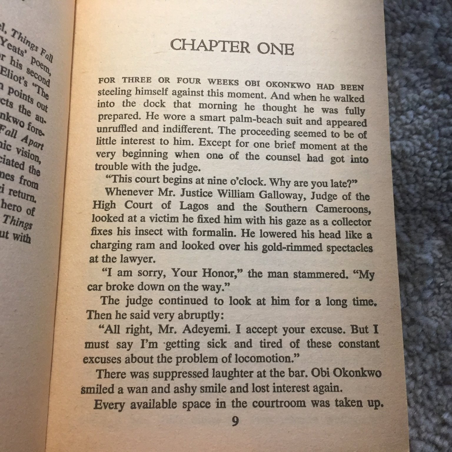No Longer At Ease by Chinua Achebe 1985 First Fawcett Premier Edition Paperback