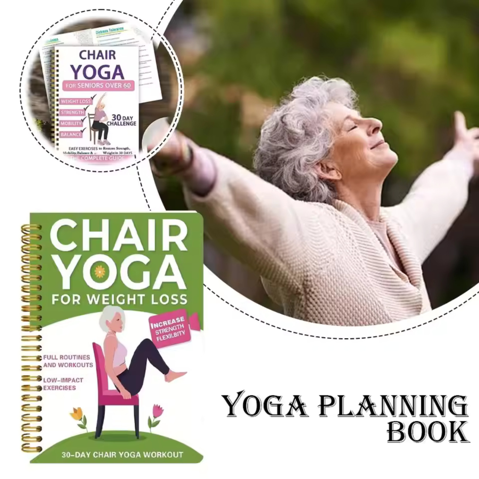 Chair Yoga for Weight Loss: a Collection of 50+ Low-Impact Exercises for Seniors