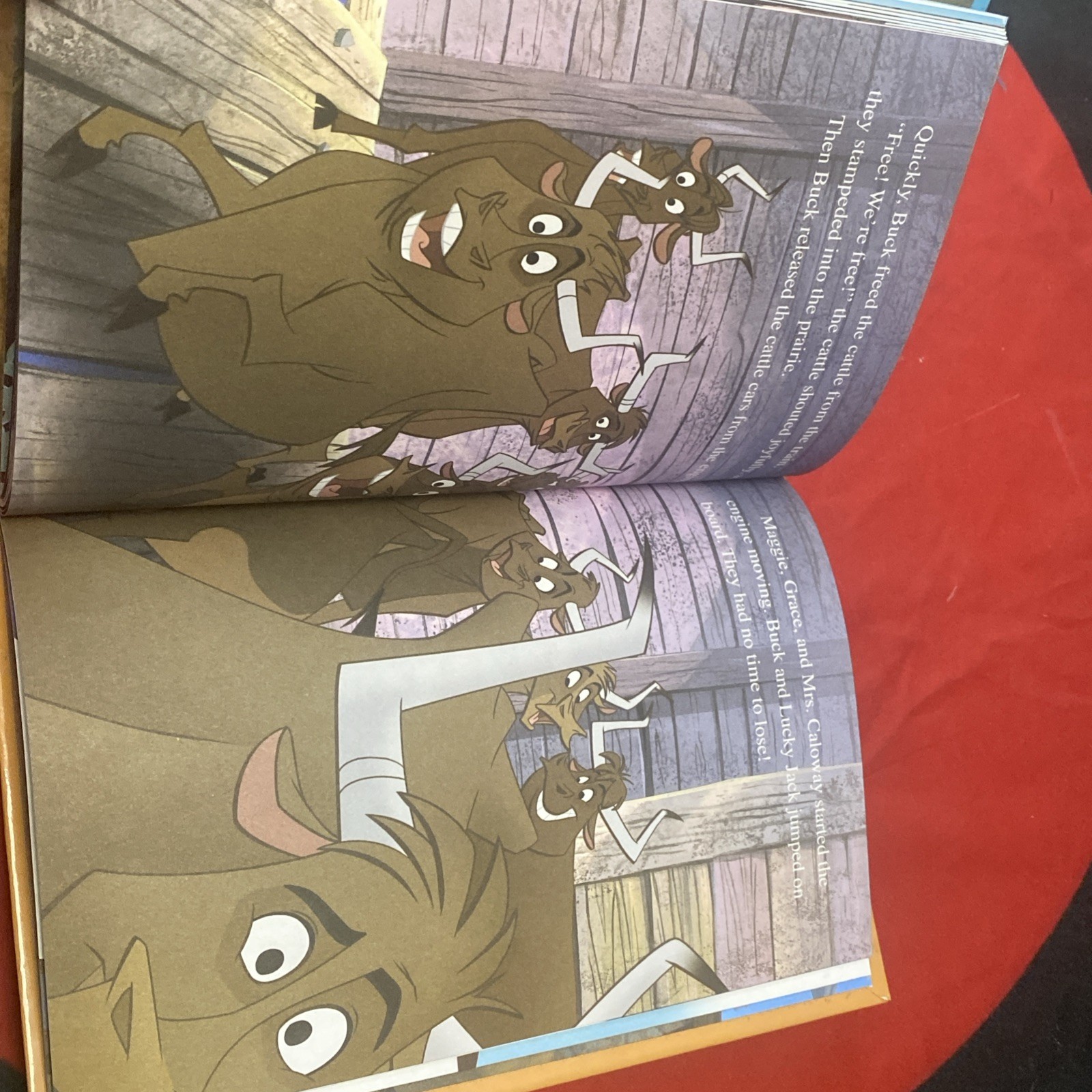 *KIDS* VINTAGE Home On The Range (2004,Hard Book) Disney Wonderful World Reading