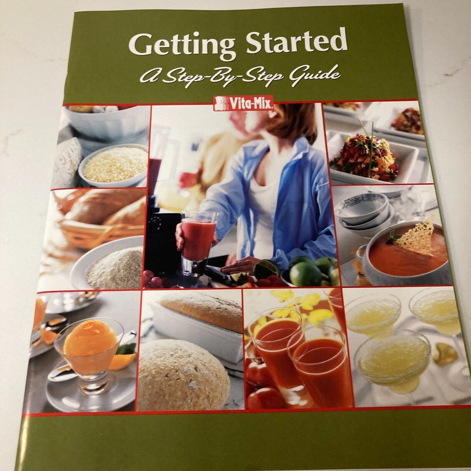 Vita-Mix Whole Foods Cookbook + Owner’s Manual + Starting Guide w/ Calories READ