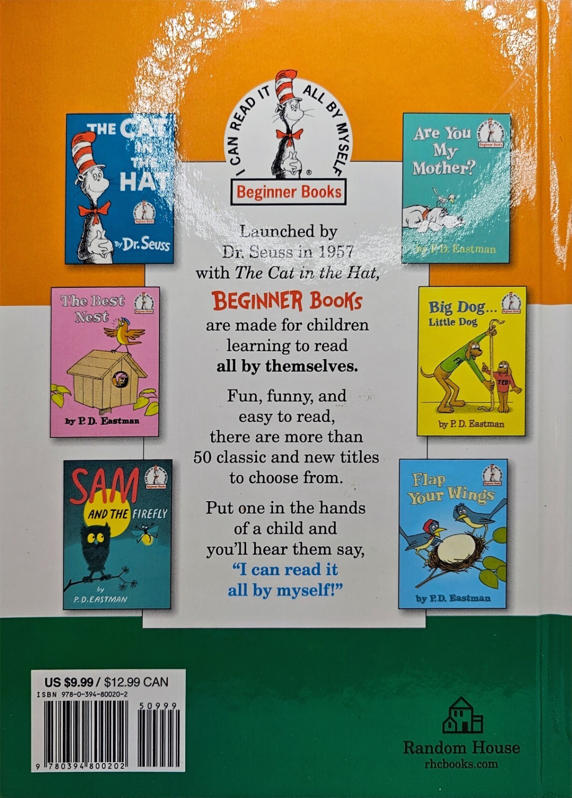 Beginner Books(R) Ser.: Go, Dog. Go! by P. D. Eastman (1961, Hardcover)