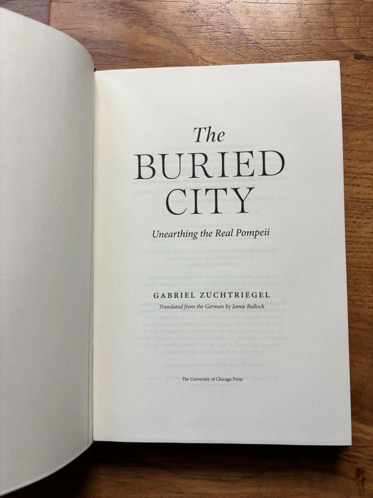Buried City : Unearthing the Real Pompeii, Hardcover by Zuchtriegel, Gabriel;…