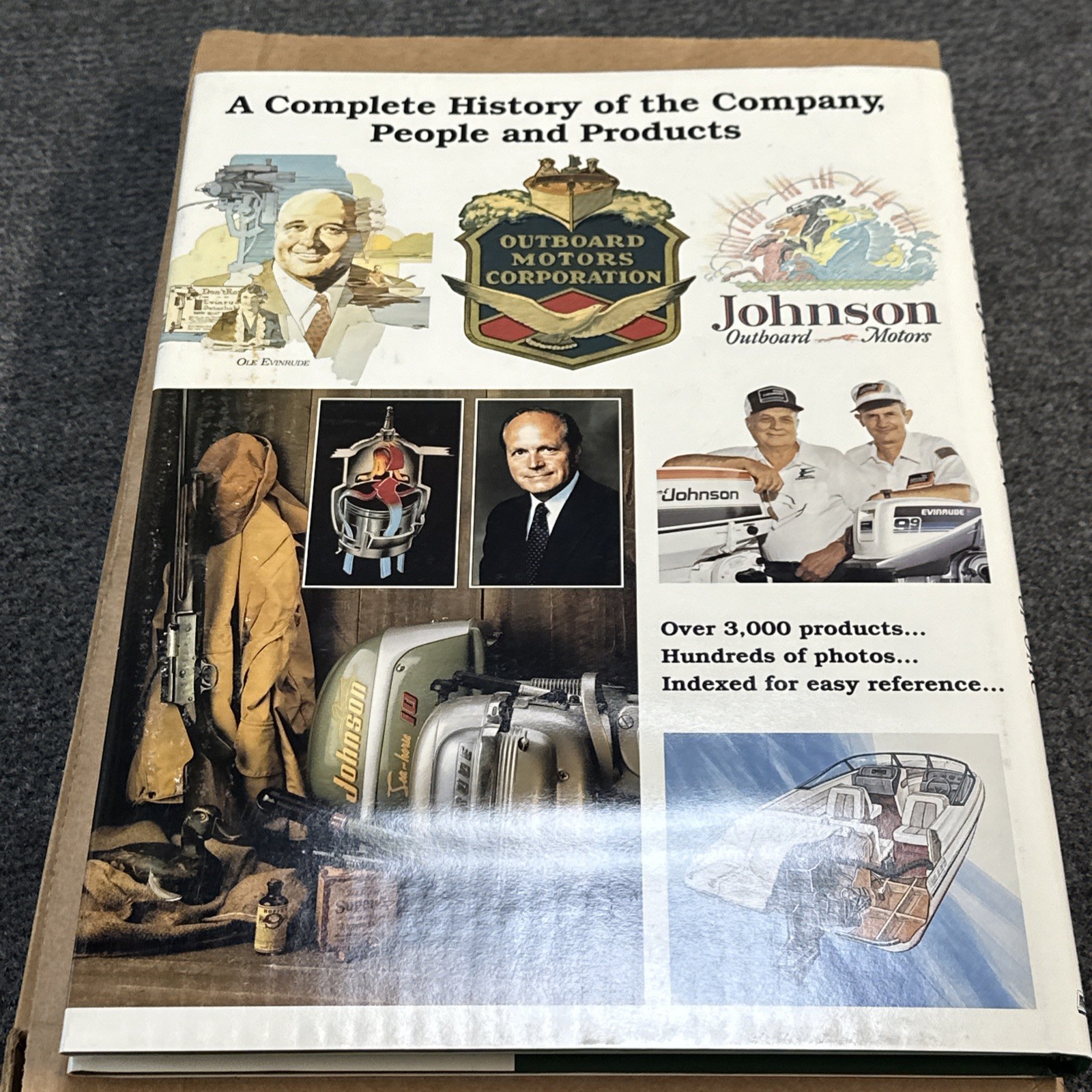 EVINRUDE JOHNSON And The Legend of OMC by Jeffrey Rodengen, HC, DJ New