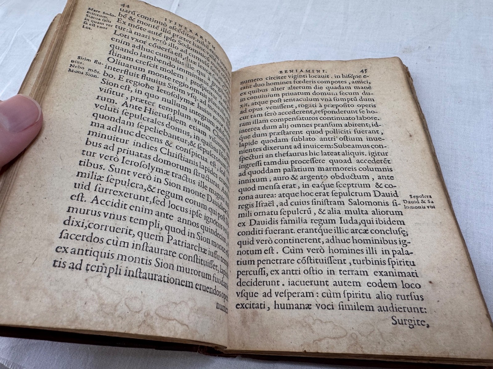 Itinerarium Beniamini Tudelensis 1575 Christopher Plantin Judaica Travel Antwerp