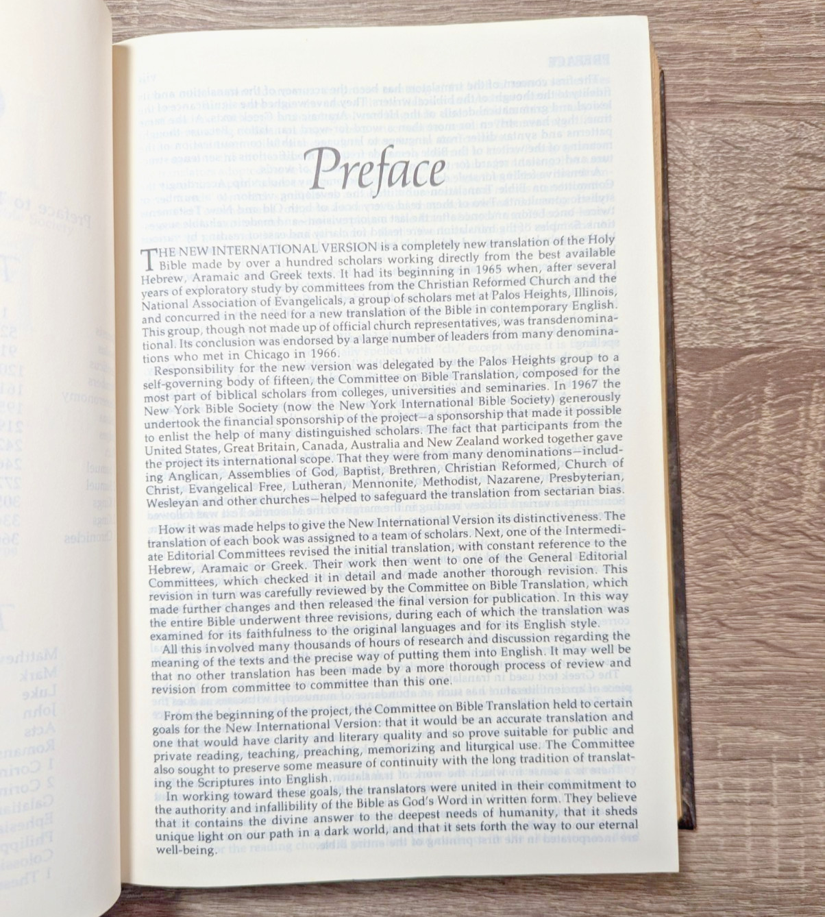 NIV Holy Bible 1978 Pre-1984 Hardcover Zondervan 2nd Printing Maps