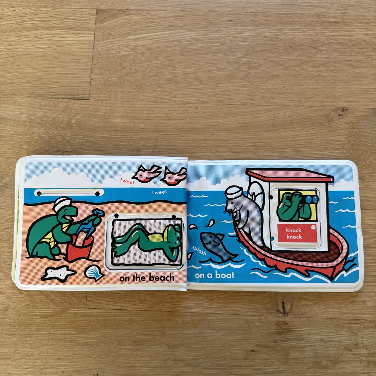Vintage Johnson & Johnson Wet Willy’s Water Fun Vinyl Bath Book