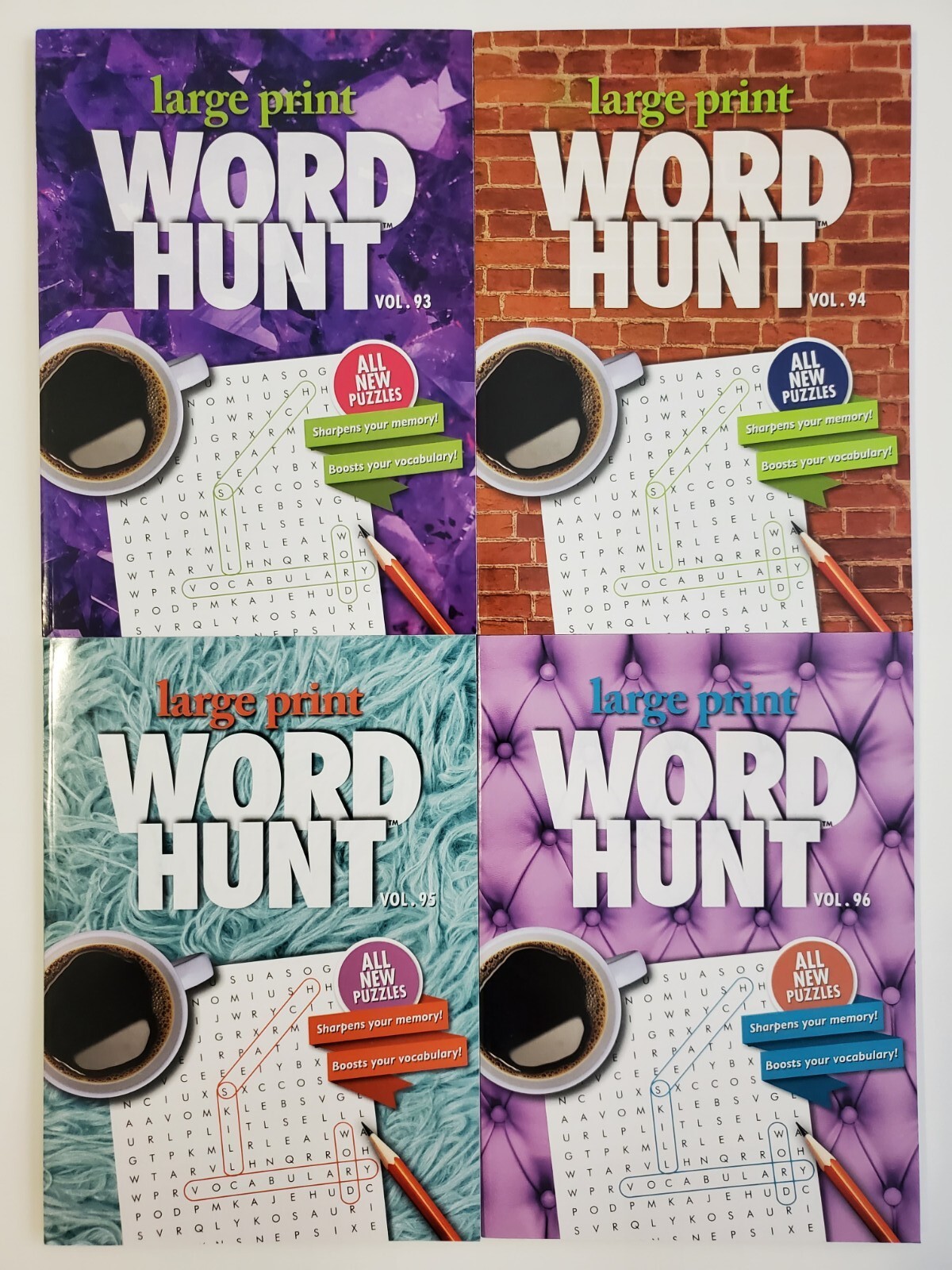 Large Print Word Hunt Puzzle Books Papp Search,Find,Game,Hobby Pick up to 20Vols